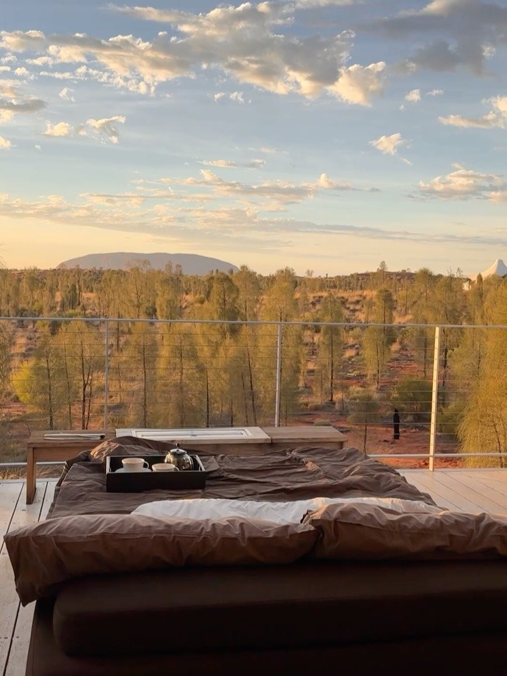 There&rsquo;s something truly special about Longitude 131&deg;

It&rsquo;s the way the lodge blends into the land, the quiet luxury of it all, the light, the colours, the calm. 

📸 @social.laundry
Shot for: @longitude131 @baillielodges @luxurylodges