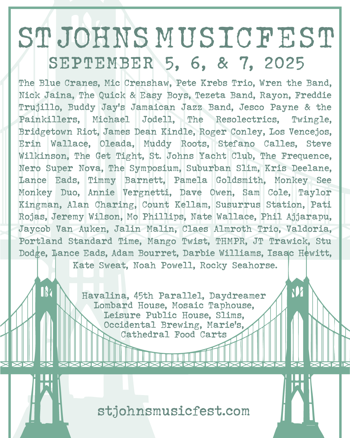 St. Johns Music Festival