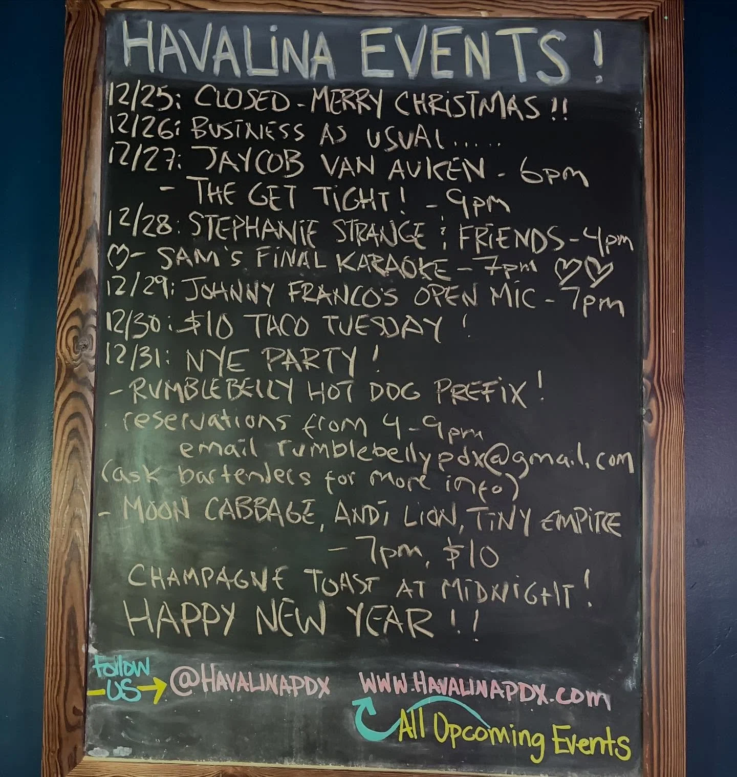 This week&rsquo;s events! Come celebrate the holidays in St Johns!