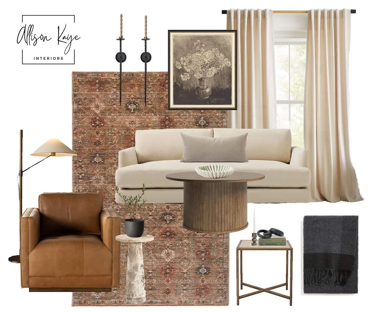 I discovered this amazing Anthro rug and couldn&rsquo;t help but style it in a moodboard 🤍
.
.
.
.
.
.
.
#anthropologie #moodboard #edesign #allisonkayeinteriors #vintagemodern #classic #timelessdesign #timeless #nancymeyersaesthetic #livingroom #li