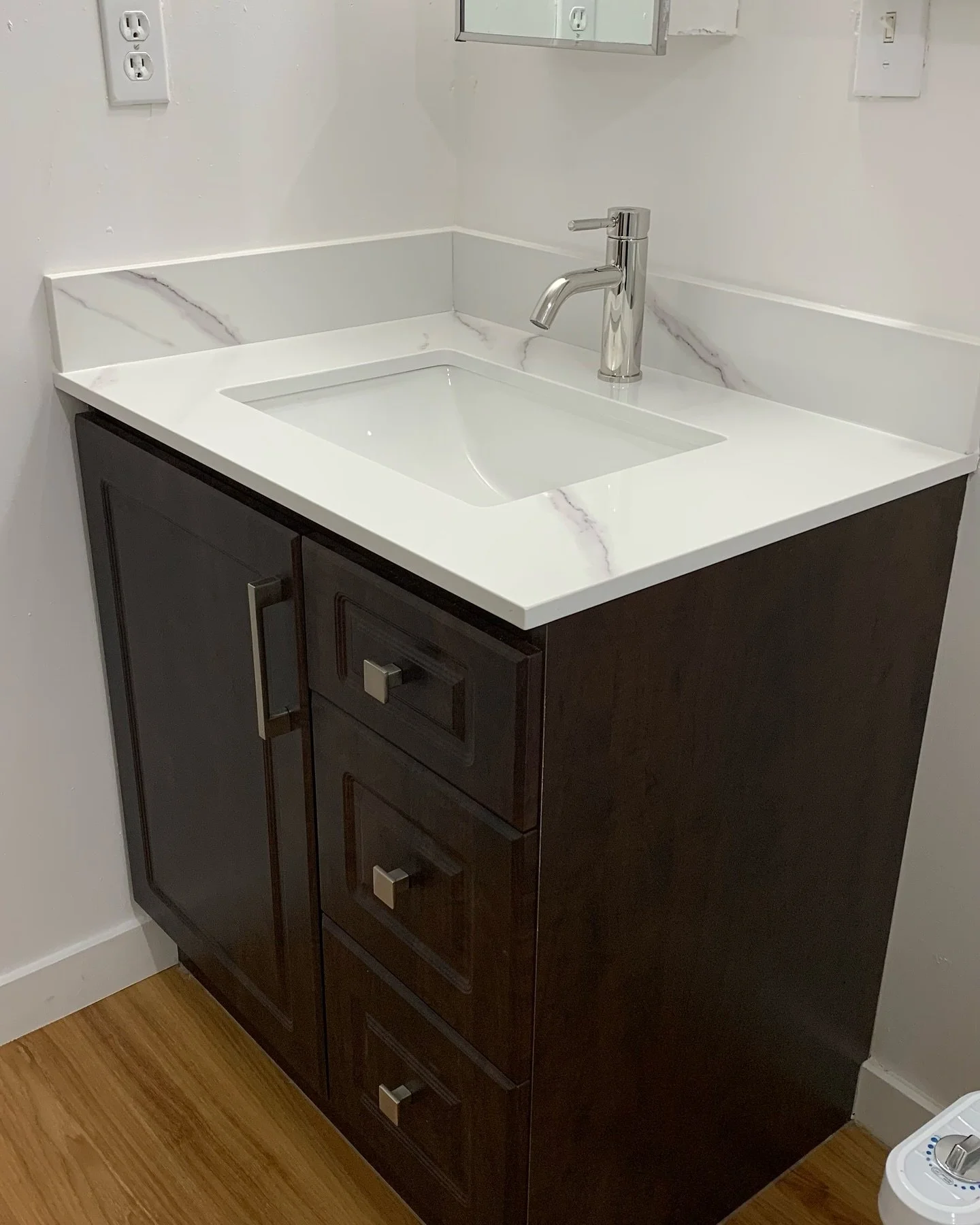 Hear are some of the before and after shots of this completely renovated bathroom

Visit us on our website to book your next renovation
blackironrenovation.com