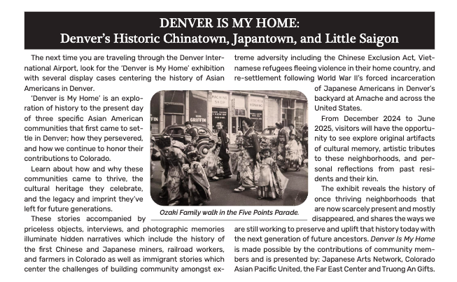 DENVER IS MY HOME: Denver’s Historic Chinatown, Japantown and Little Saigon