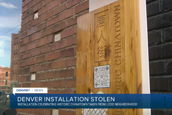 Installation that celebrates Denver's historic Chinatown has been stolen