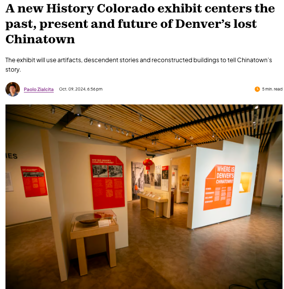 A new History Colorado exhibit centers the past, present and future of Denver’s lost Chinatown