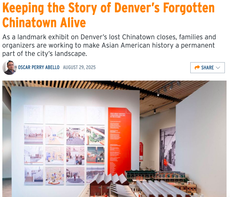 Keeping Keeping the Story of Denver’s Forgotten Chinatown Alive