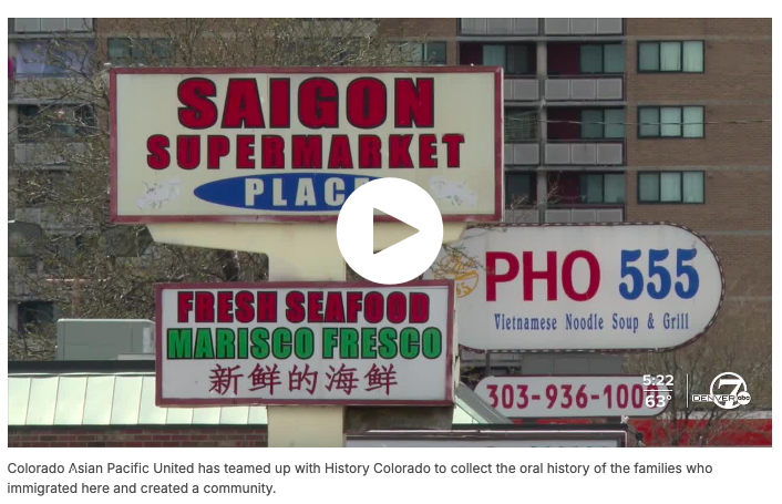 Efforts to preserve the history of Denver's Little Saigon continue with collection of families' oral histories