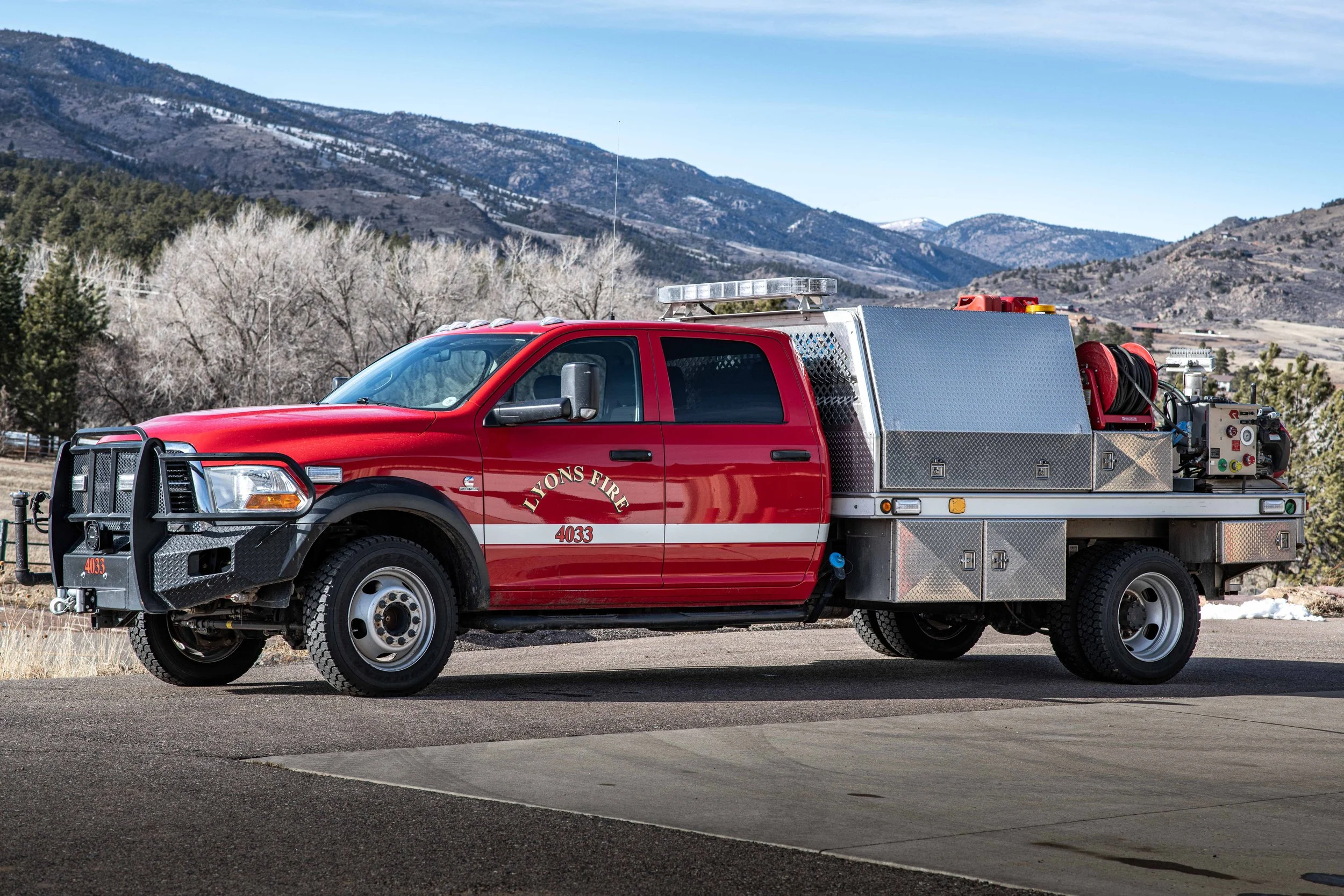 Photograph of Lyons Fire Wildland Engine
