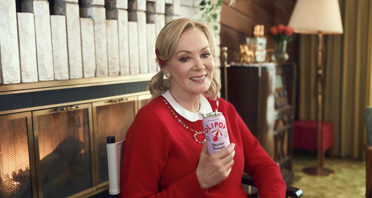 Jean Smart stars in Olipop ad promoting its new Shirley Temple flavor