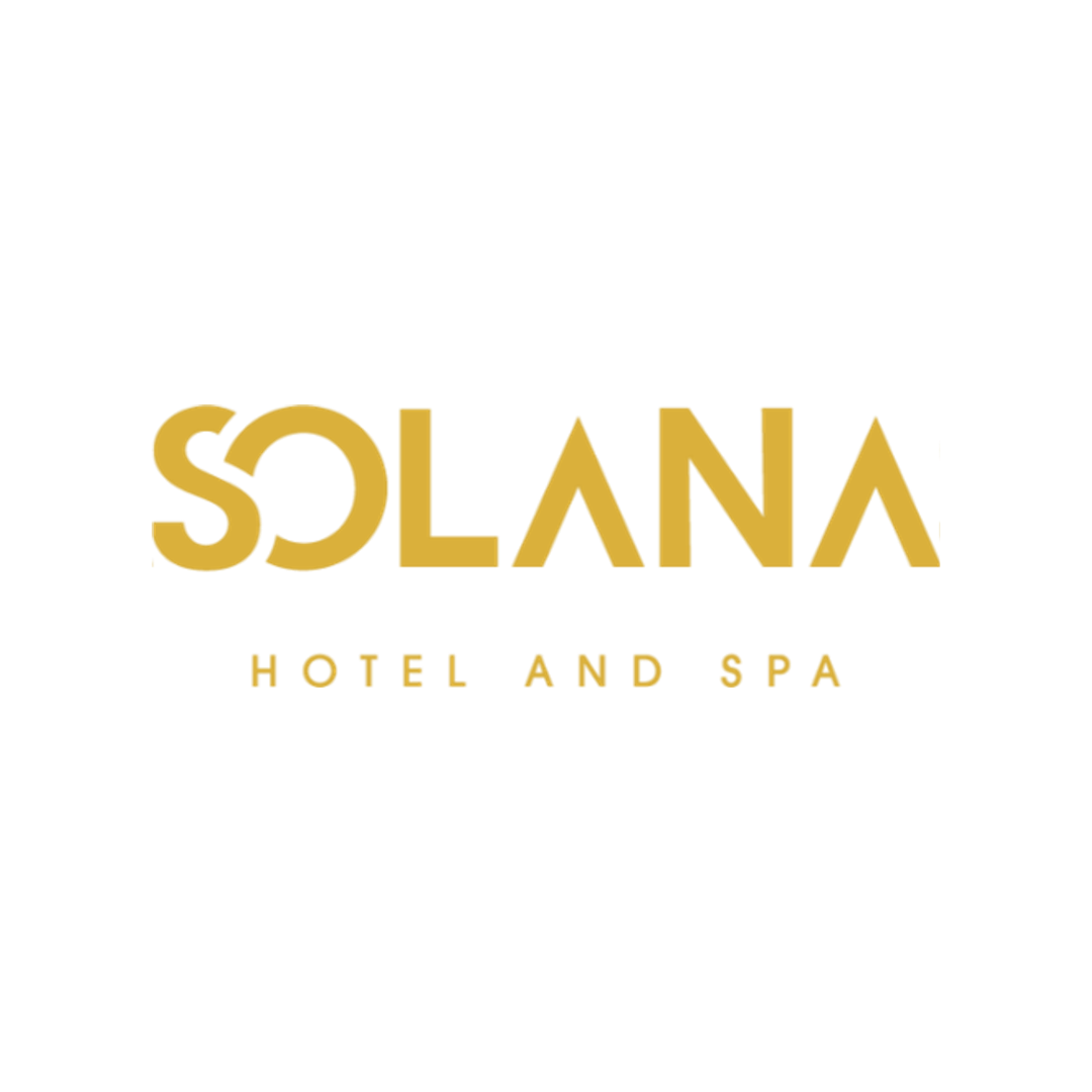 Gold SPLANA Hotel and Spa logo on a white background