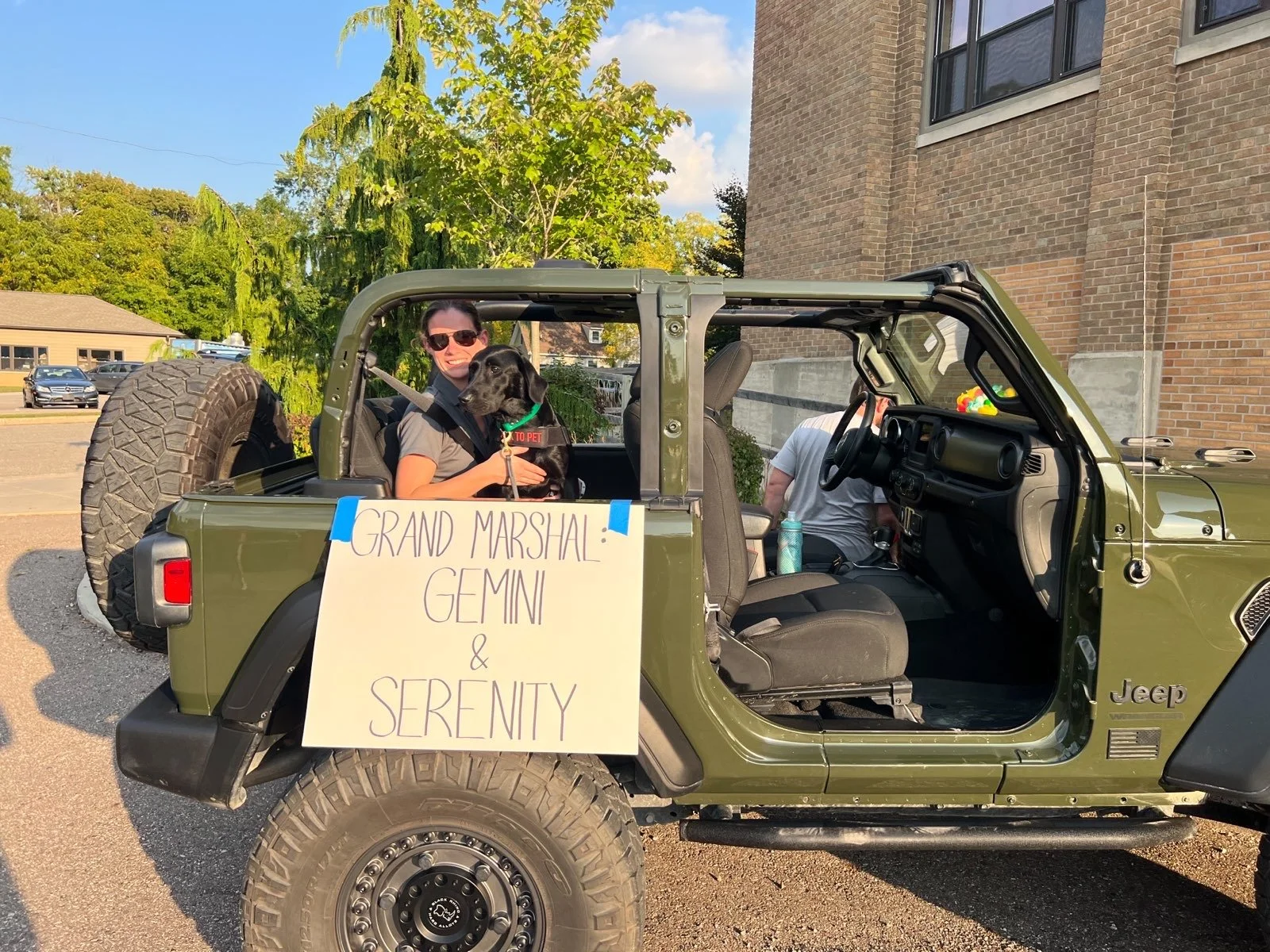 Serenity &amp; K9 Gemini Honored as Williamston High School’s Homecoming Parade Grand Marshals