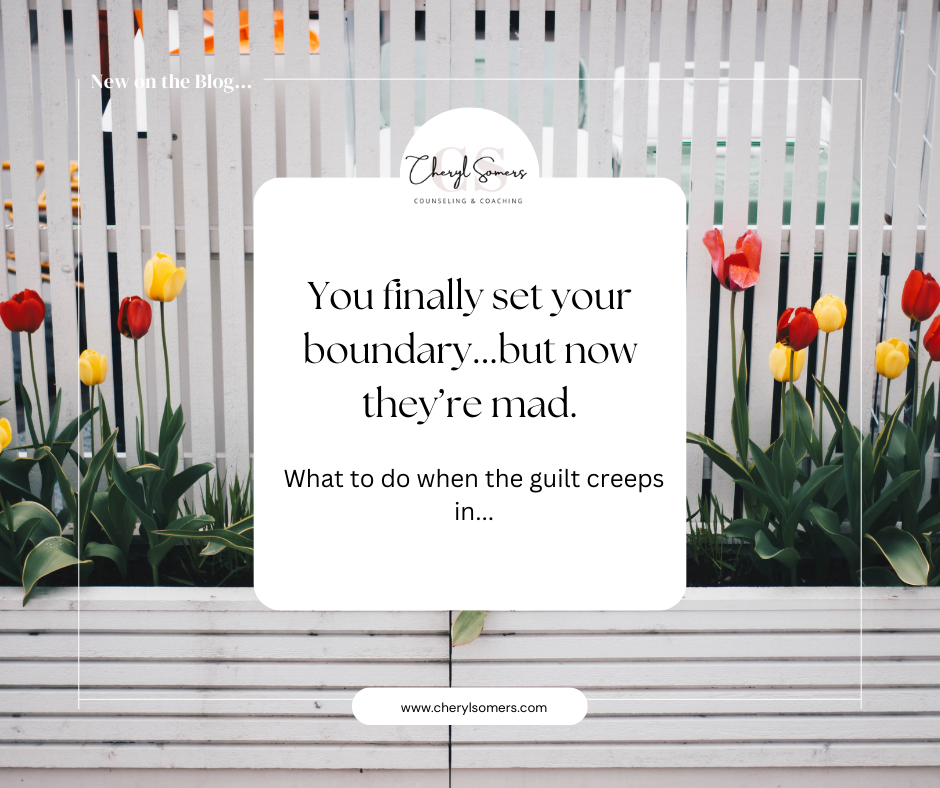 You Finally Set Your Boundary, But Now They're Mad