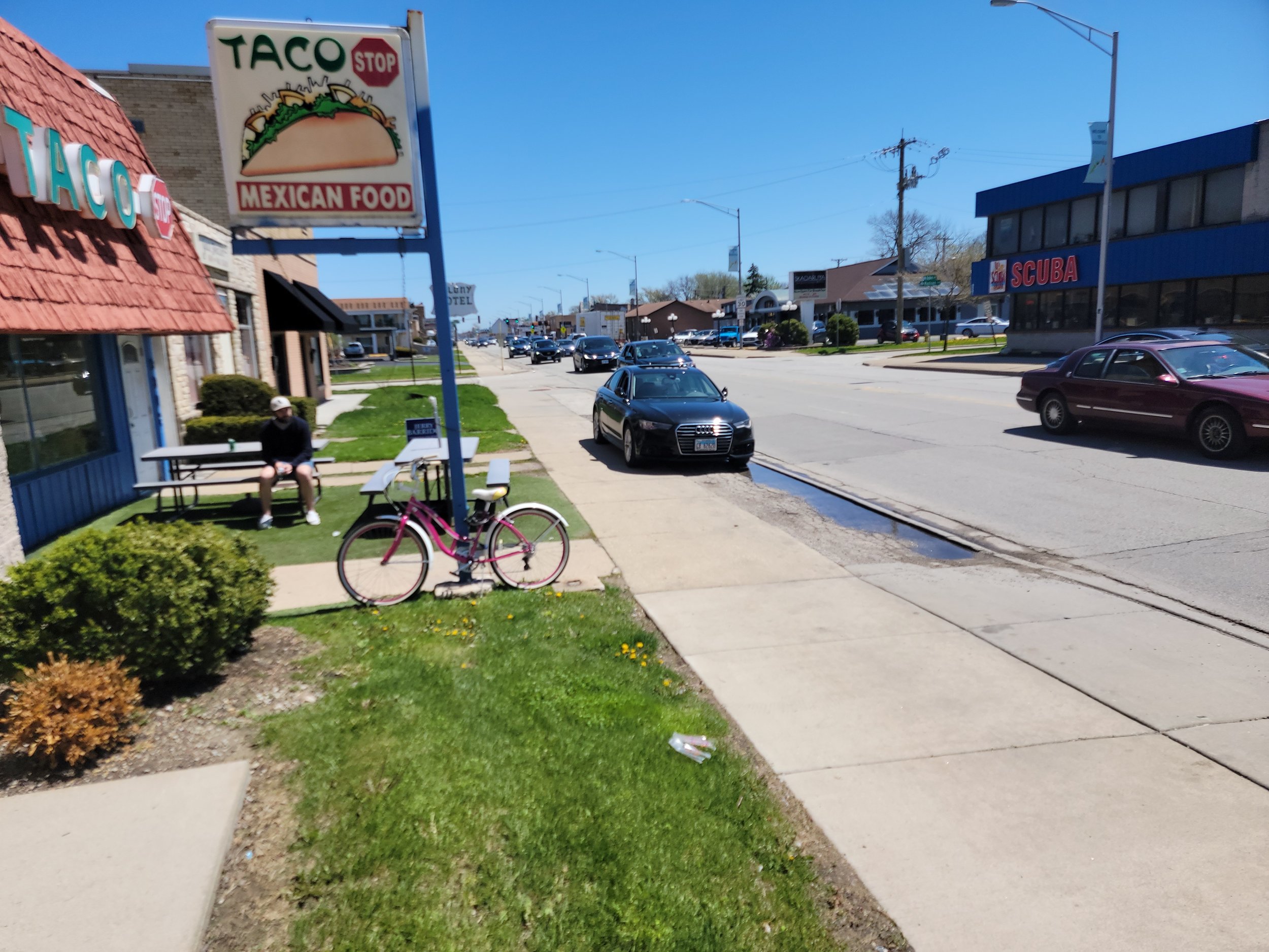 Taco Stop with Car on Sidewalk.jpg