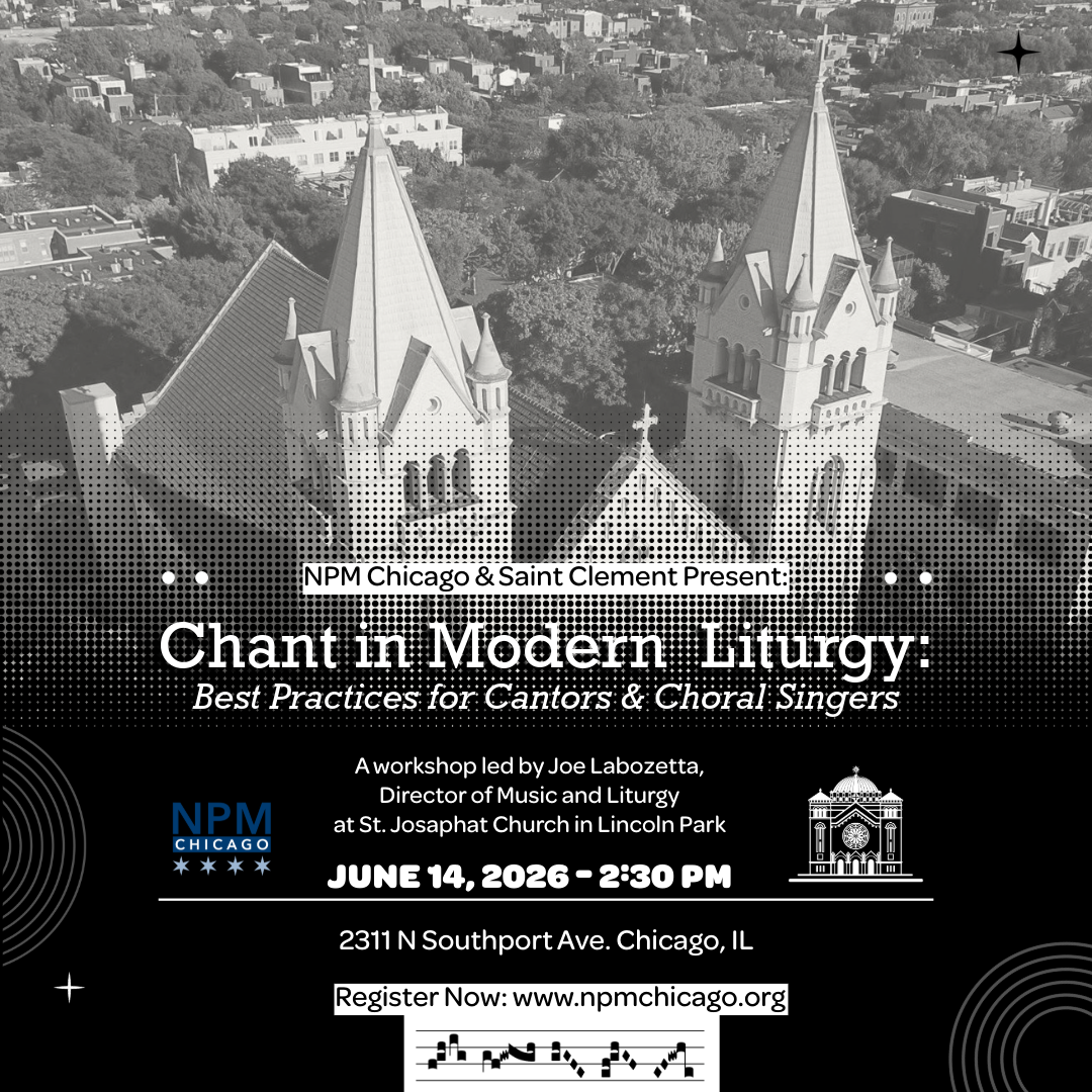 Workshop: Chant in Modern Liturgy