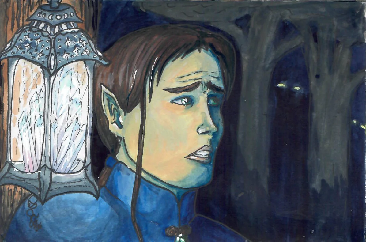 Feeble Light in a Dark Forest