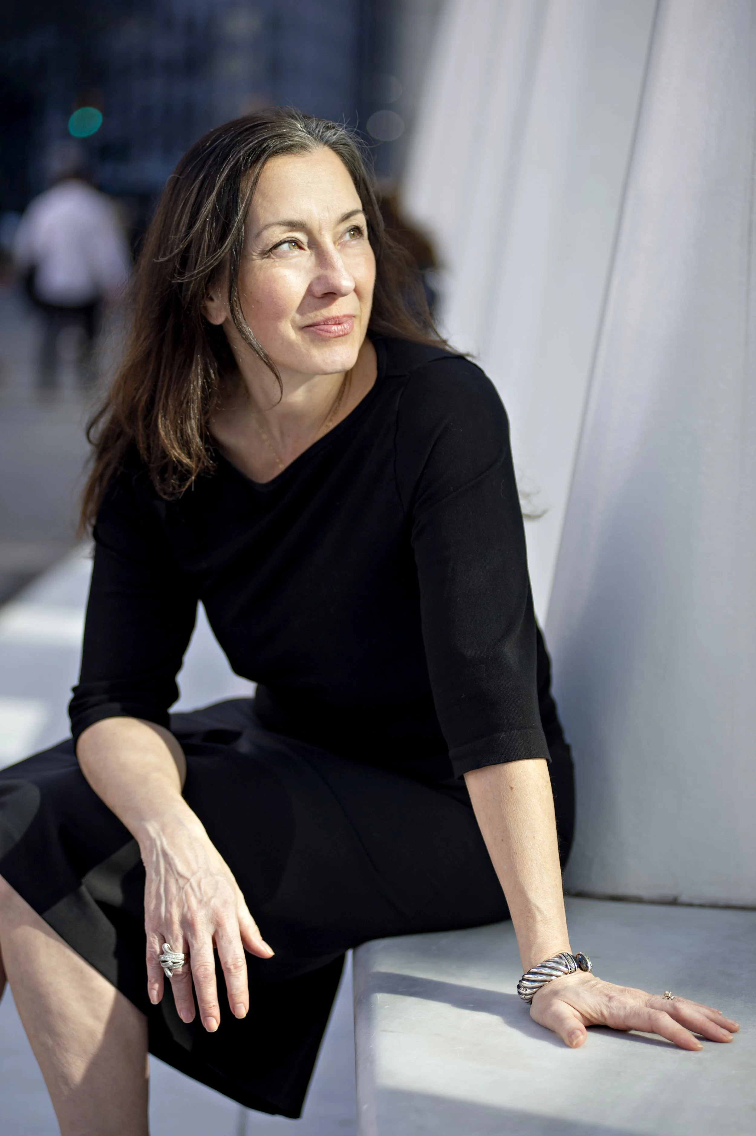 Dani Hughes at the Oculus, ground zero NYC