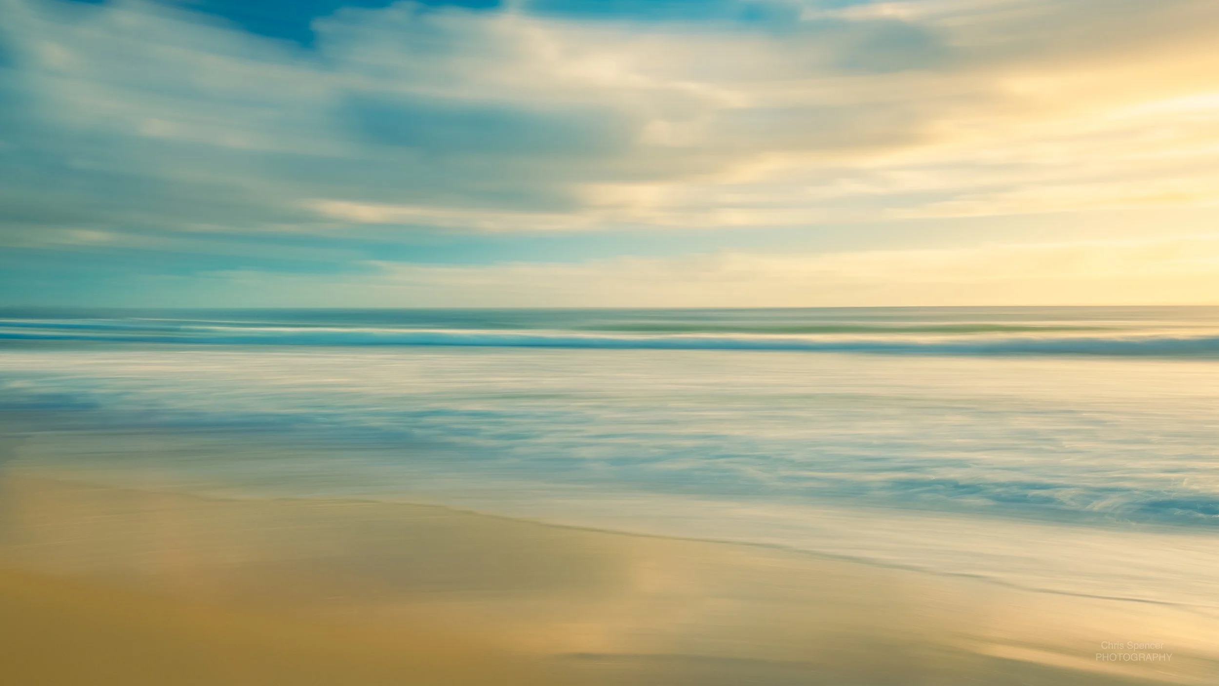 Mooloolaba Beach (intentional camera movement)
