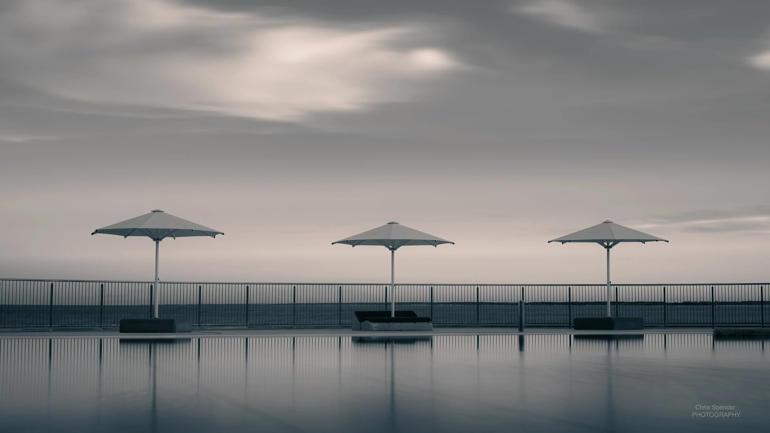 Kings Beach B/W