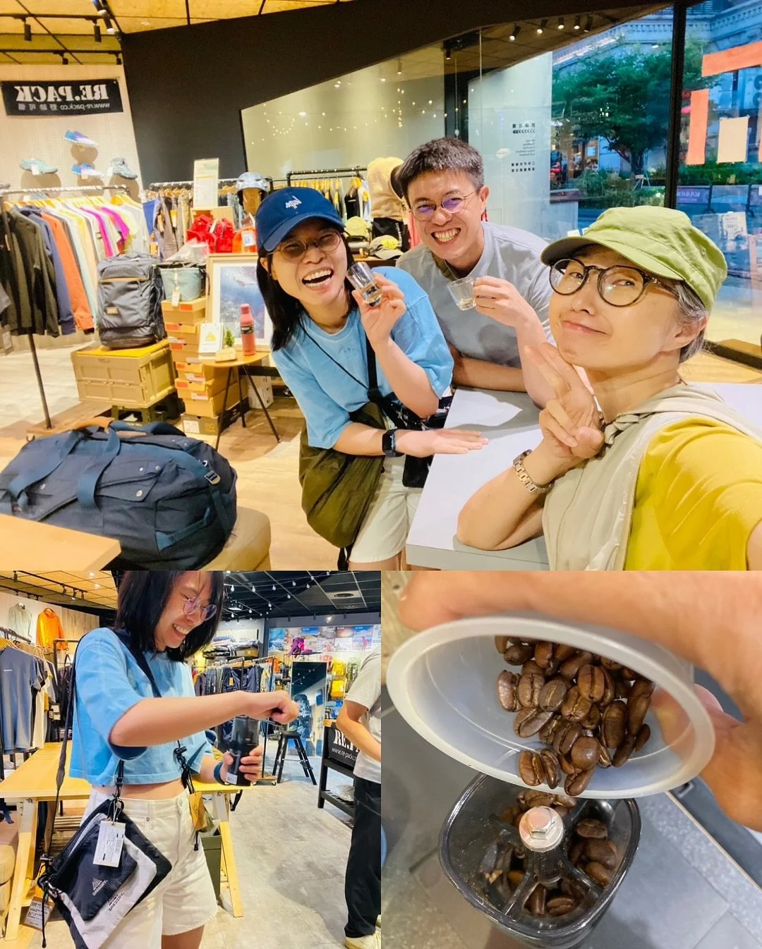 今天有一對可愛的新朋友來RE.PACK挖寶
他們正計劃倆人一年一度的露營
女生說他們曾在海邊手磨豆子喝咖啡,好浪漫啊~😍
想不到來RE.PACK不止喝了好喝的單品(JC在才有)
還在我們的善循環免費區
為只用塑膠袋套登山包的爸爸
找到犀牛登山包防雨套
讓商品得以循環再利用~
謝謝每位不止支持循環商品的朋友
也讓我們一起持續 #讓善循環 吧!
#野跡可循 #jc理店中