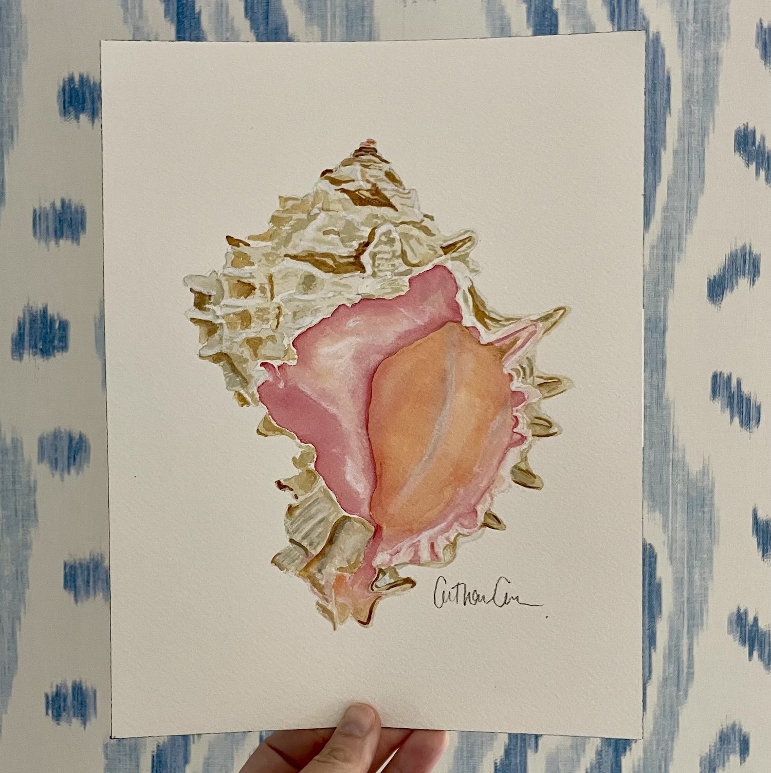 Pink Murex Original Painting