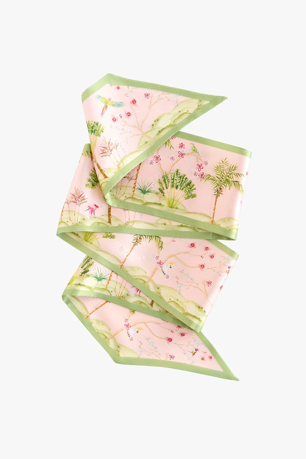 Palm Beach Silk Ribbon Scarf