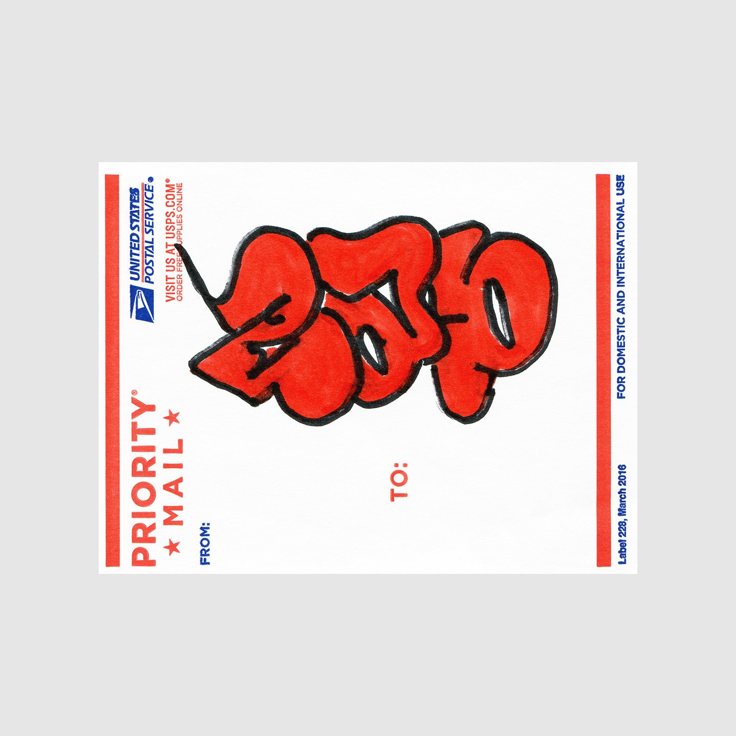 Cap - Red Throw-Up