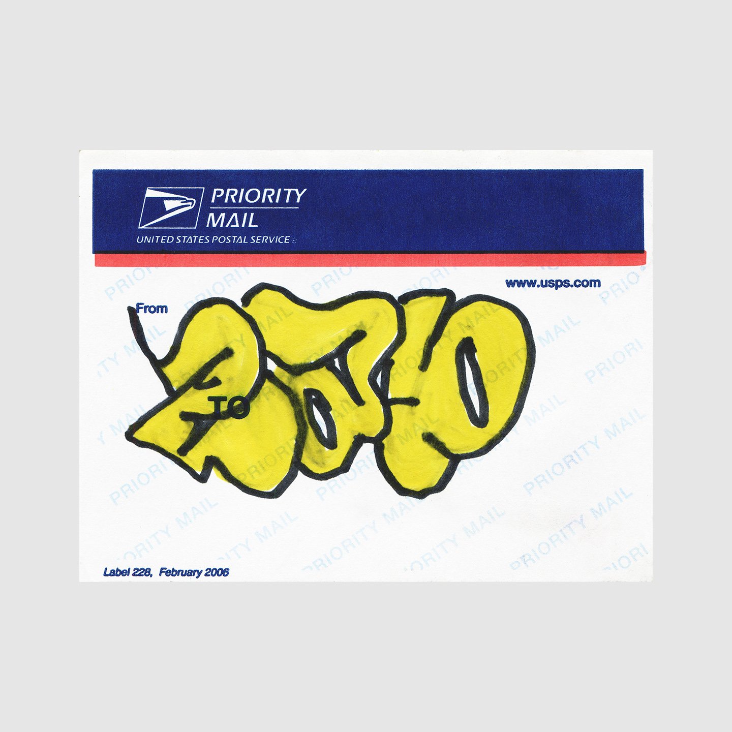 Cap - Yellow Throwie Label