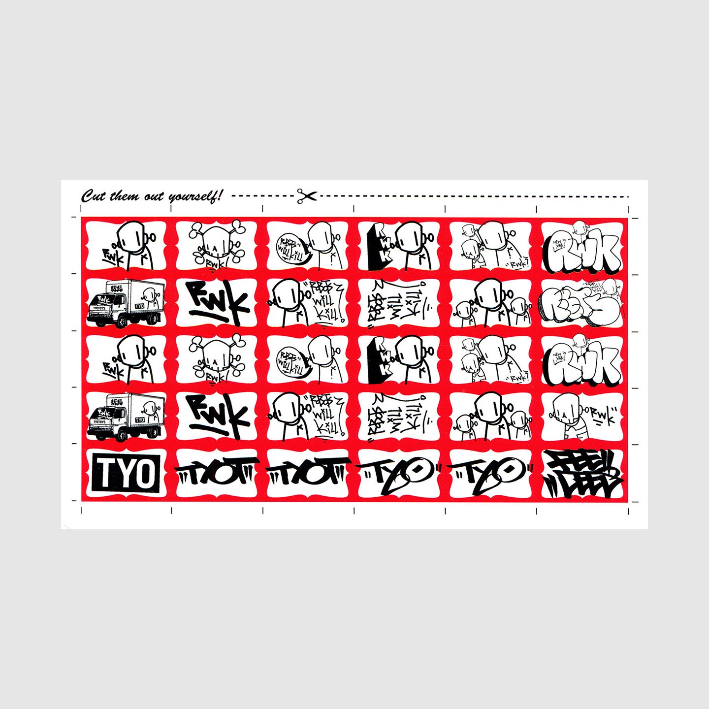 Chris Rwk - Sticker Sheet