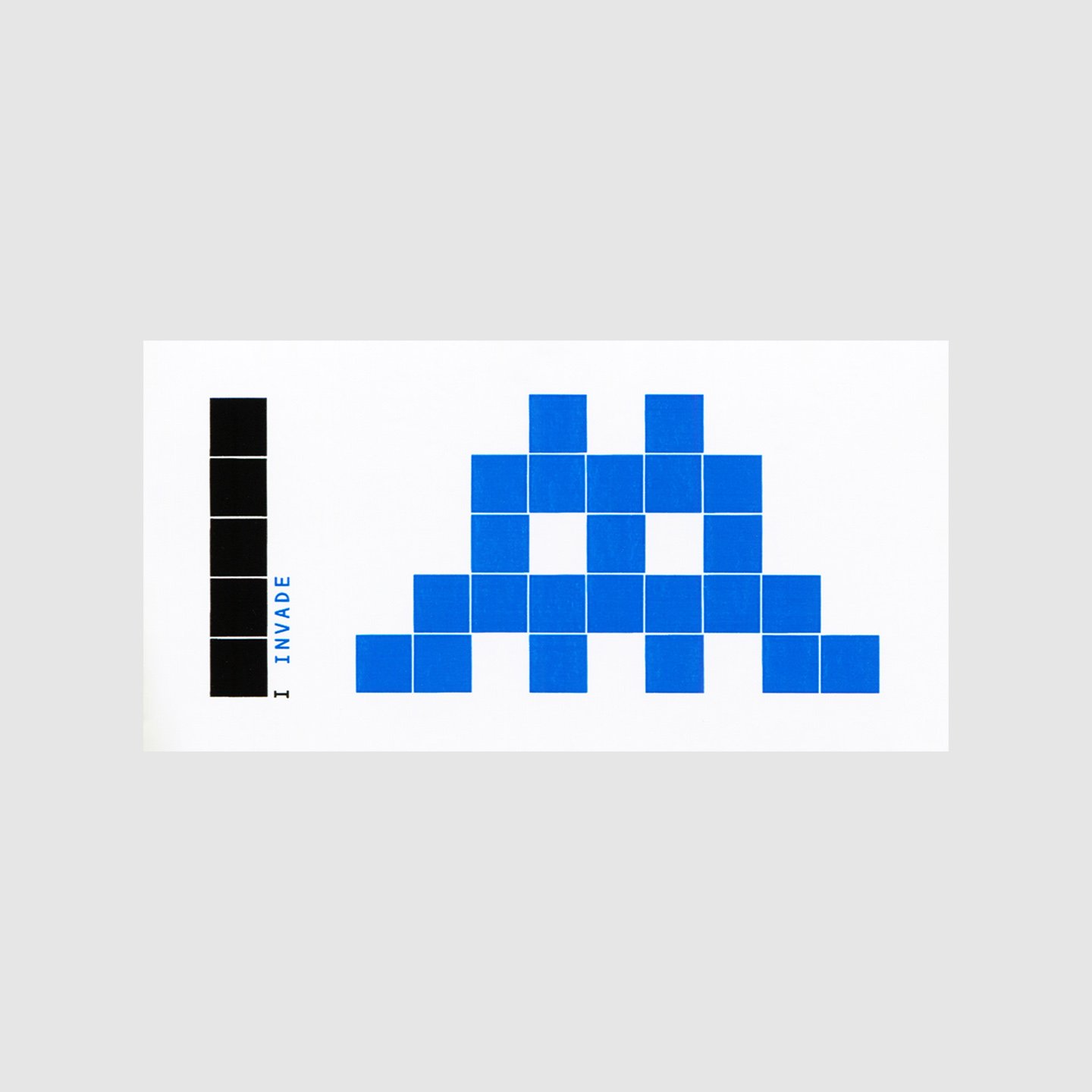 Invader - I Invade Blue