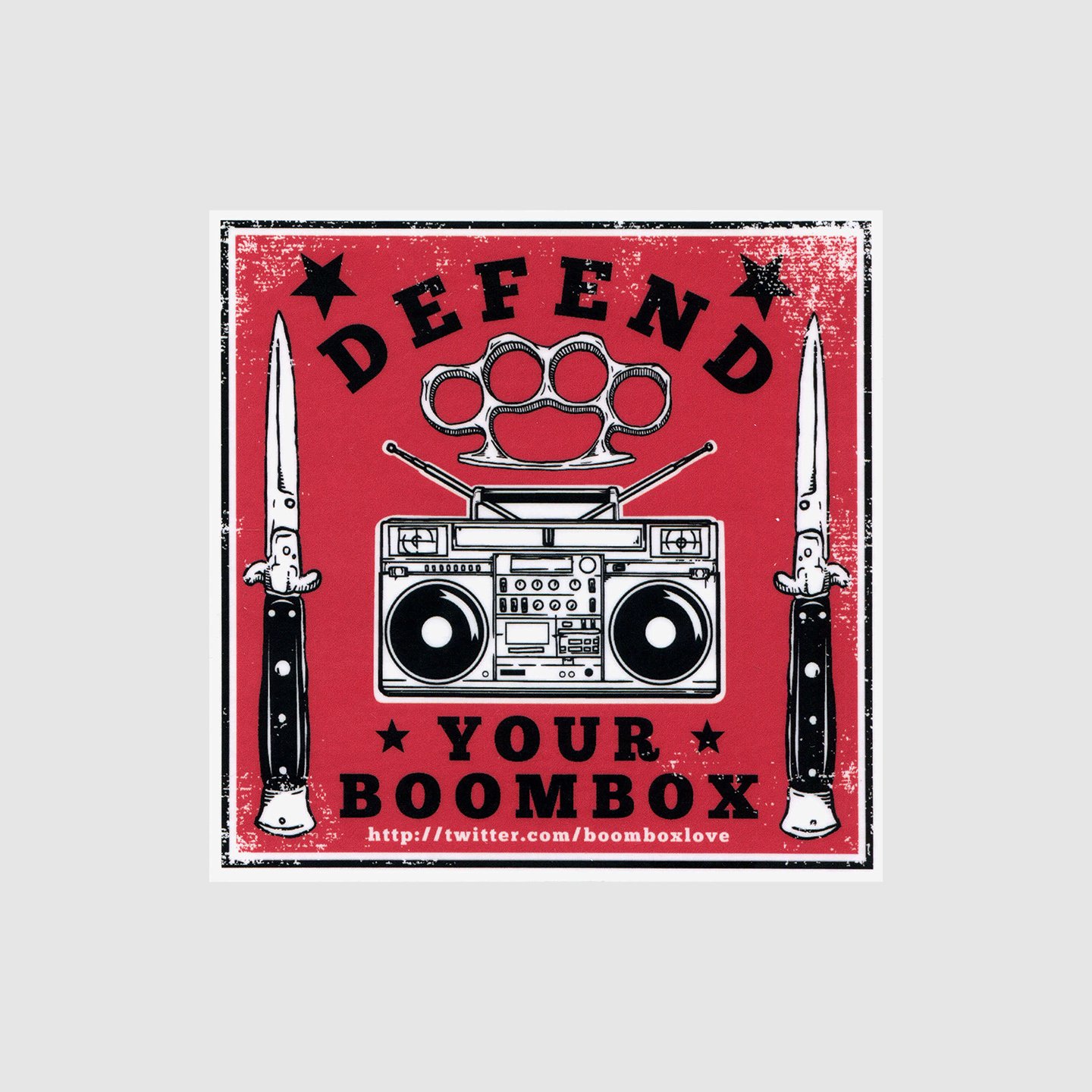 Defend Your Boombox - Brass Knuckles