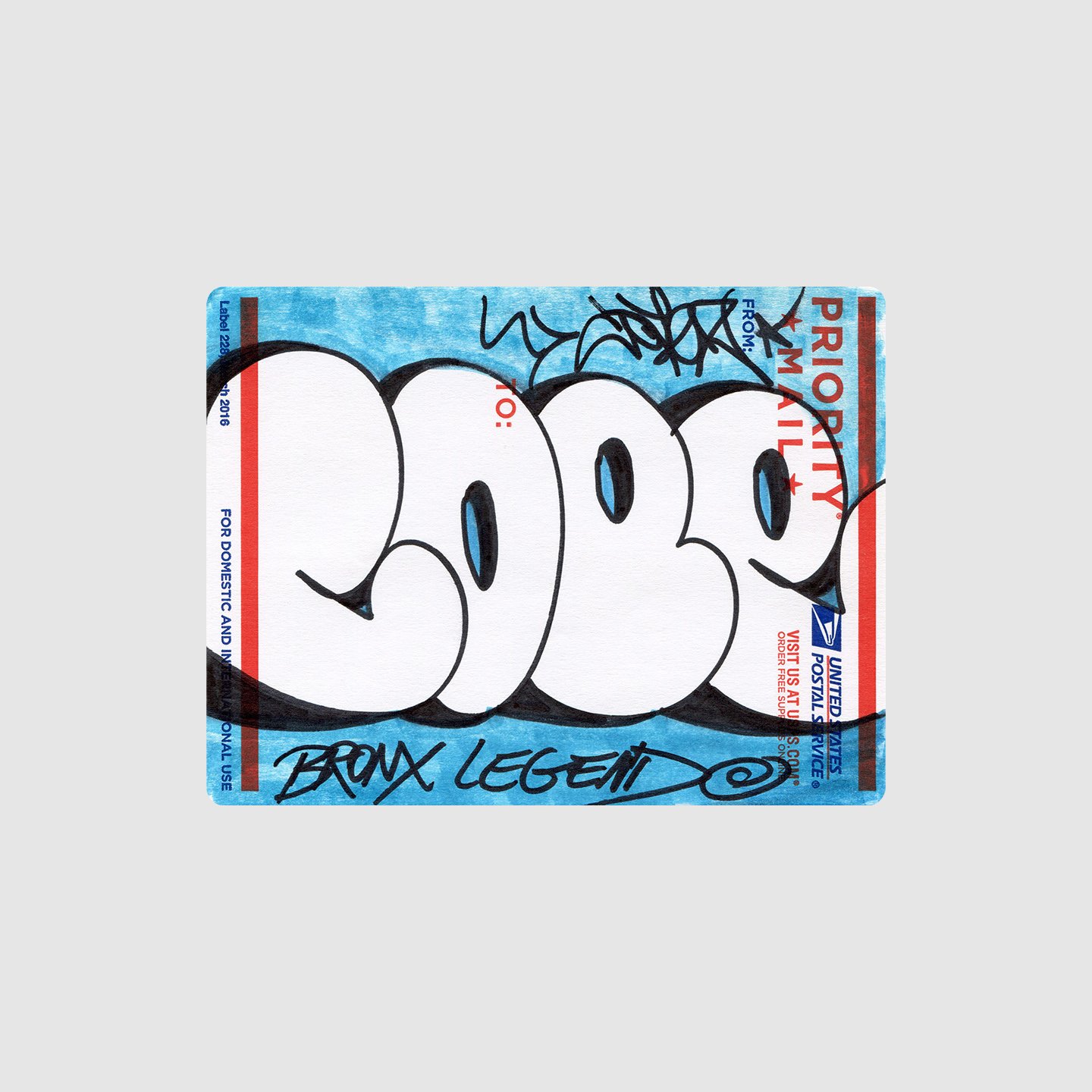 Cope - Blue Bubble Tag