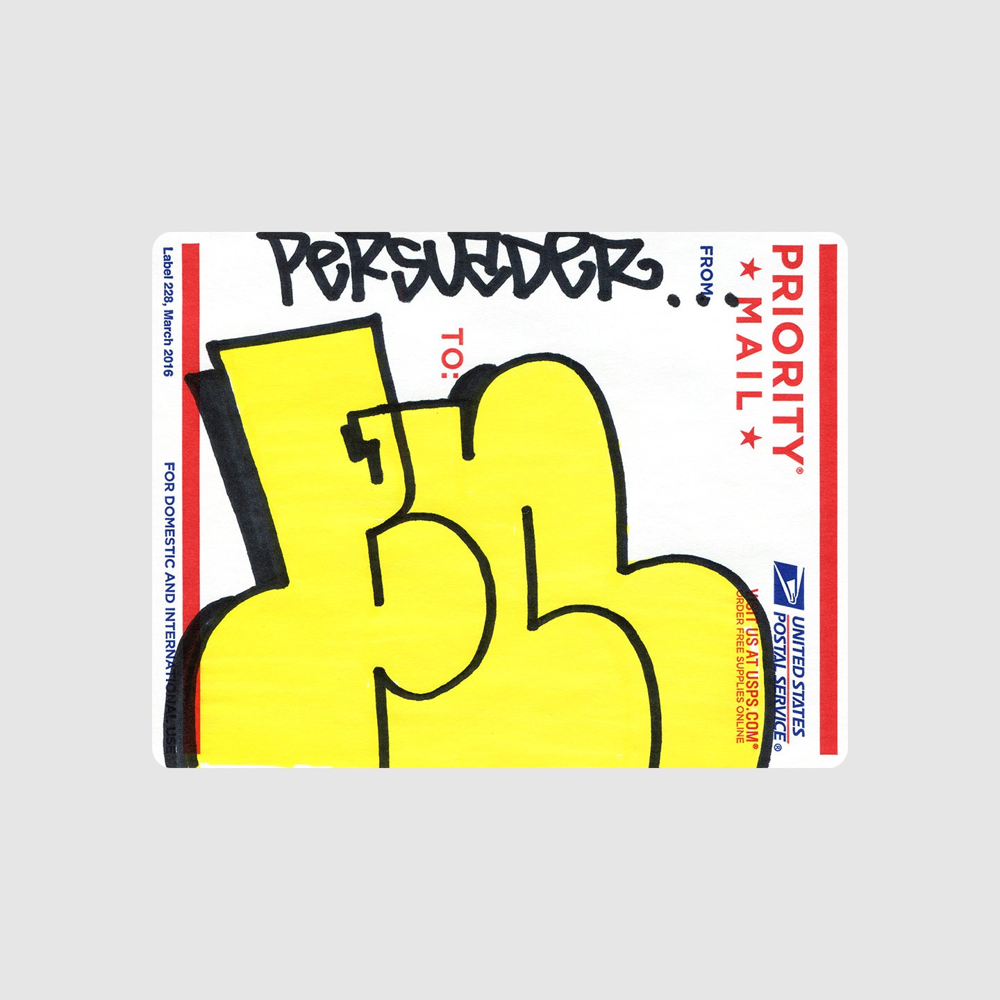 Felon - FN Throwie Tag Label