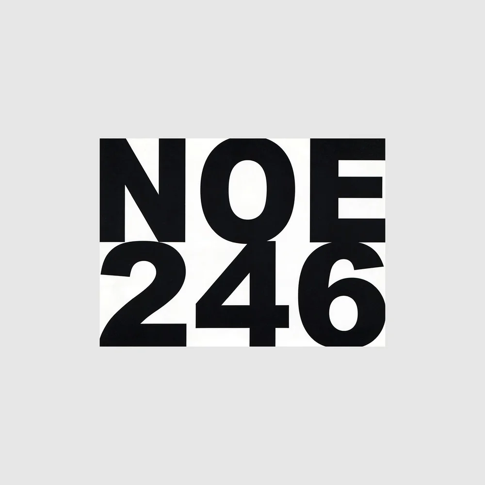 Sticker Museum — Noe 246 - White / Black