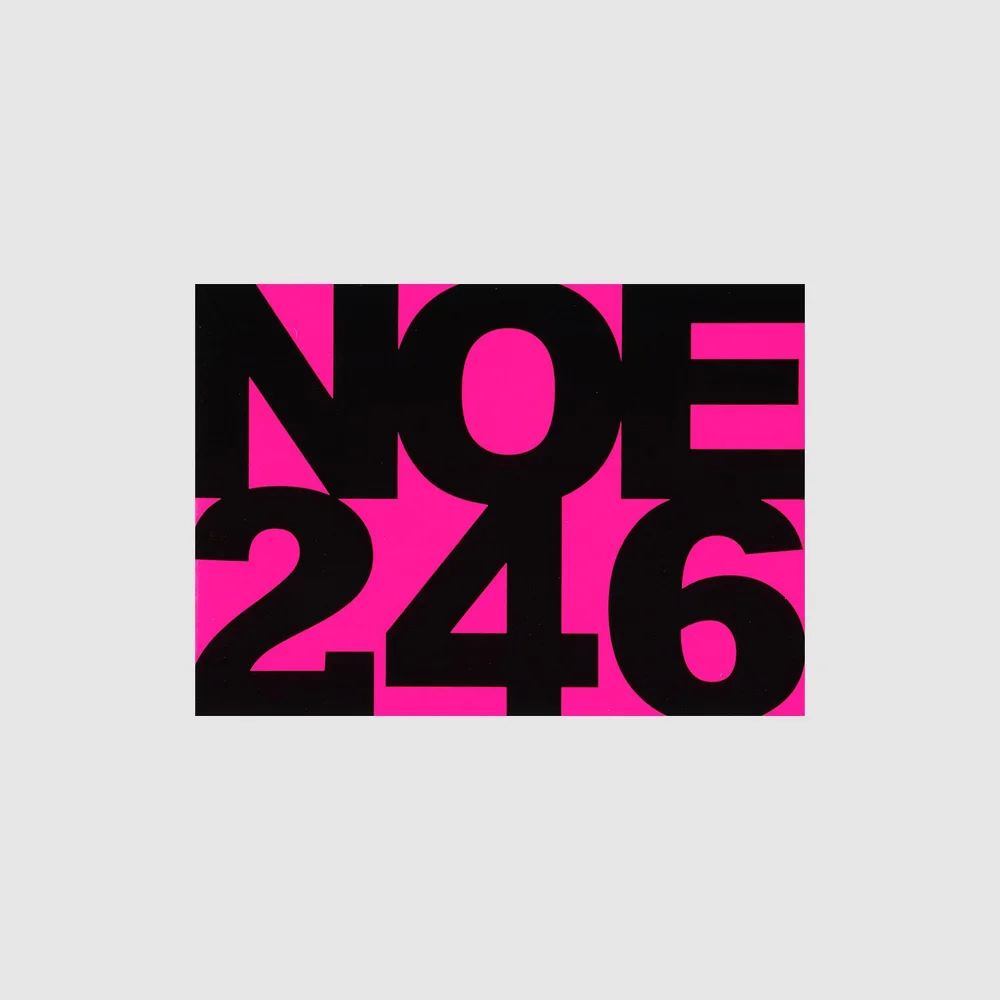 Sticker Museum — Noe 246 - Black / Pink
