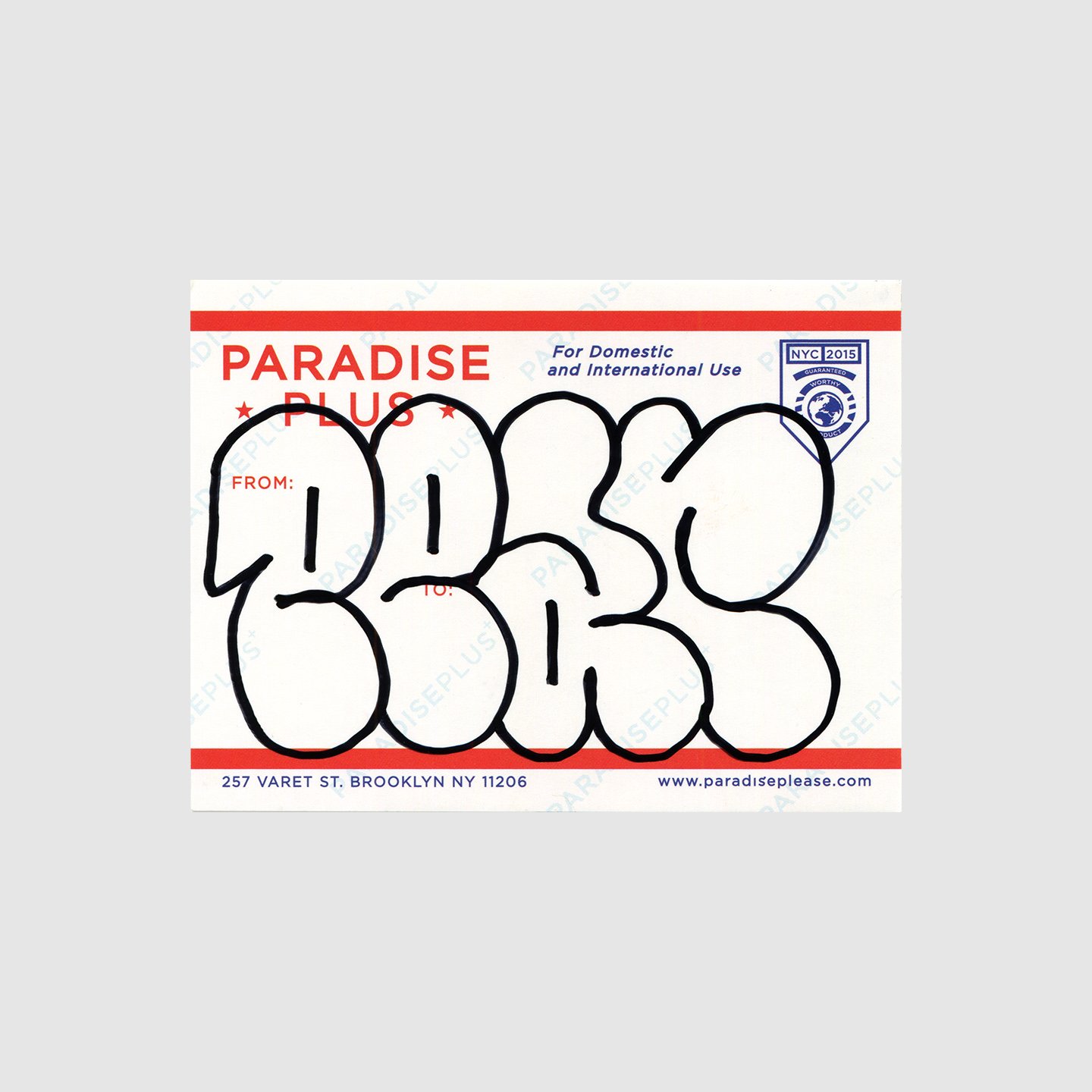 Pear - Throw-Up Tag