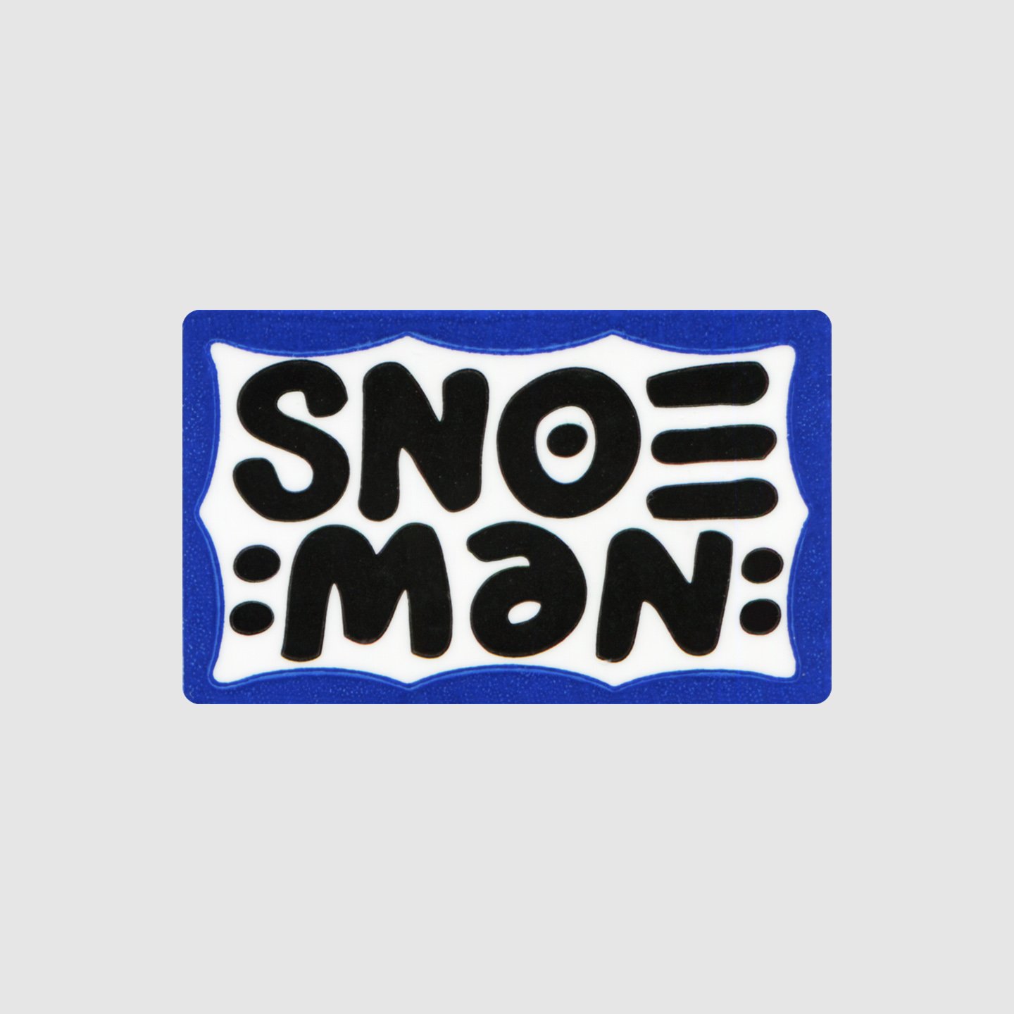 Snoeman - Blue Border