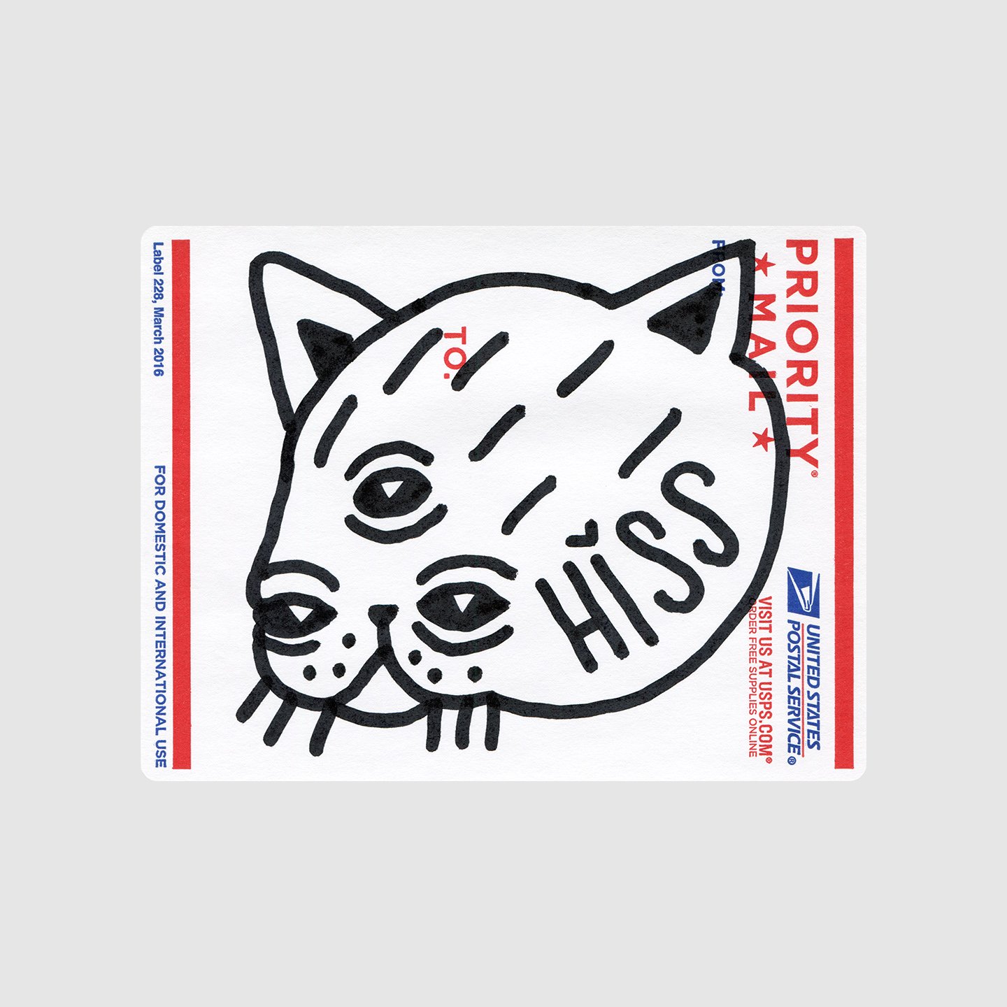 Hiss XX - Tagged Postal