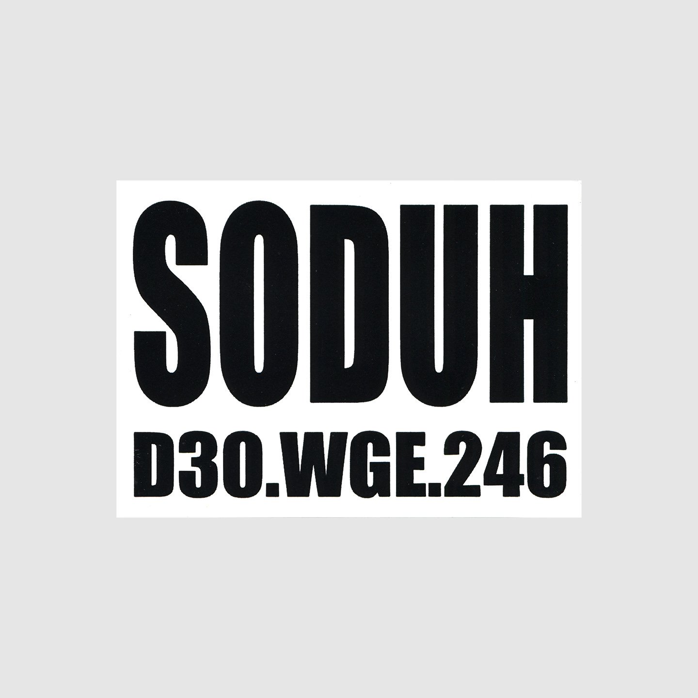 Soduh - D30 WGE 246