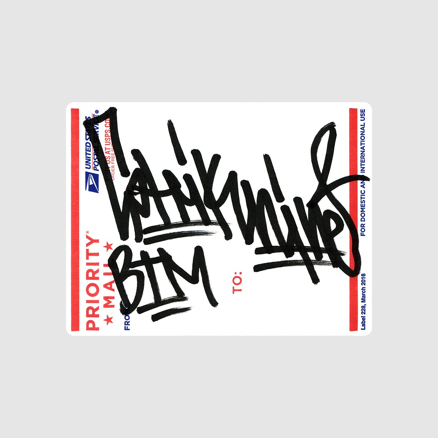 Strik9 BTM - Postal Tag