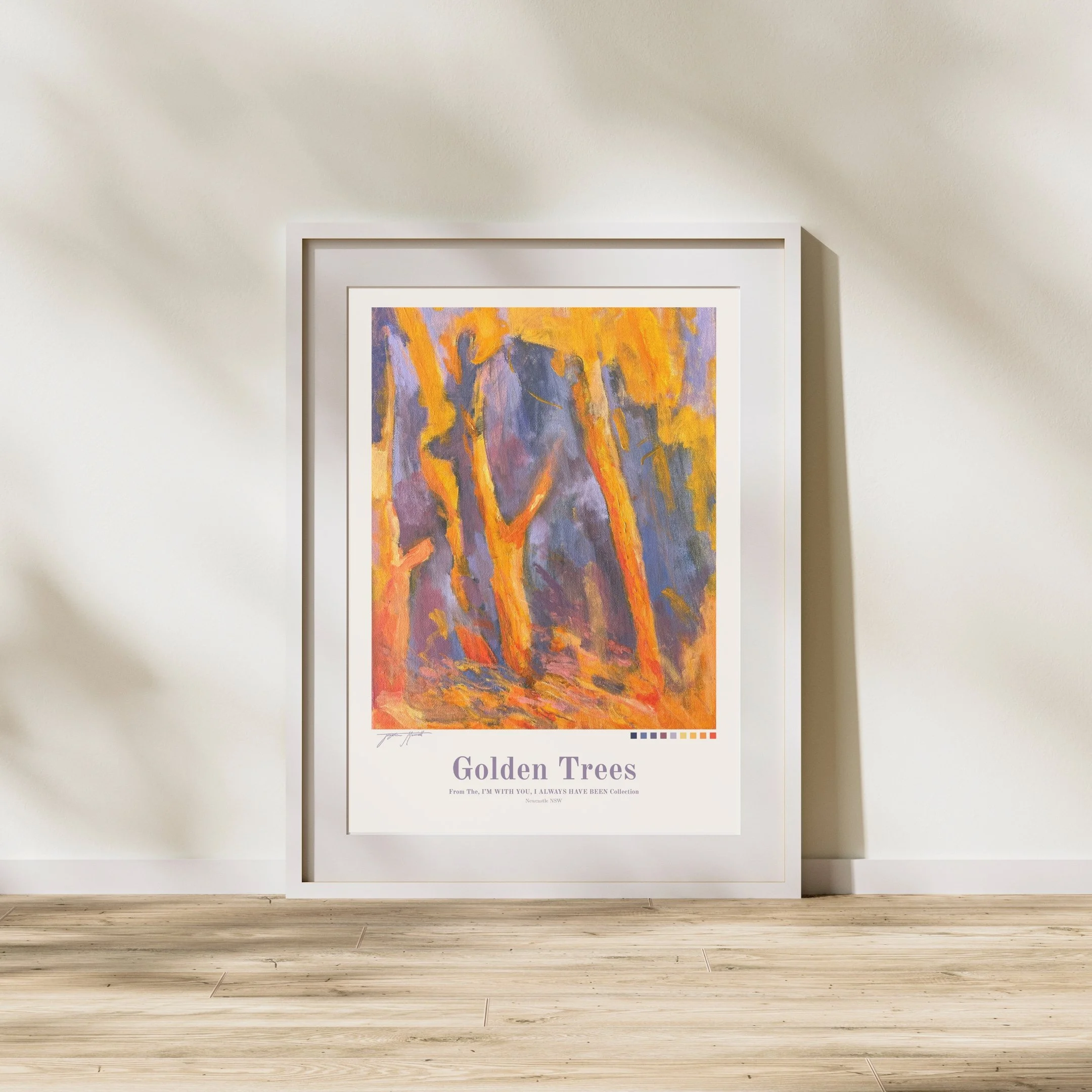 "Golden Trees" Fine Art Print