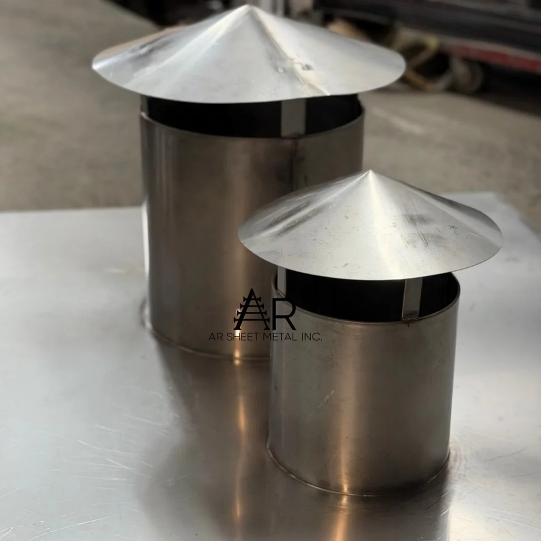 Custom stainless steel vent caps with base, for commercial or residential applications.🔩✨
⚒️AR Sheet Metal Inc.⚒️
📞Office 718-387-2473
📲Sales 347-572-8139
📧arsheetmetalinc@gmail.com
📍98 Anthony street Brooklyn NY 11222
#StainlessSteel #sheetmeta