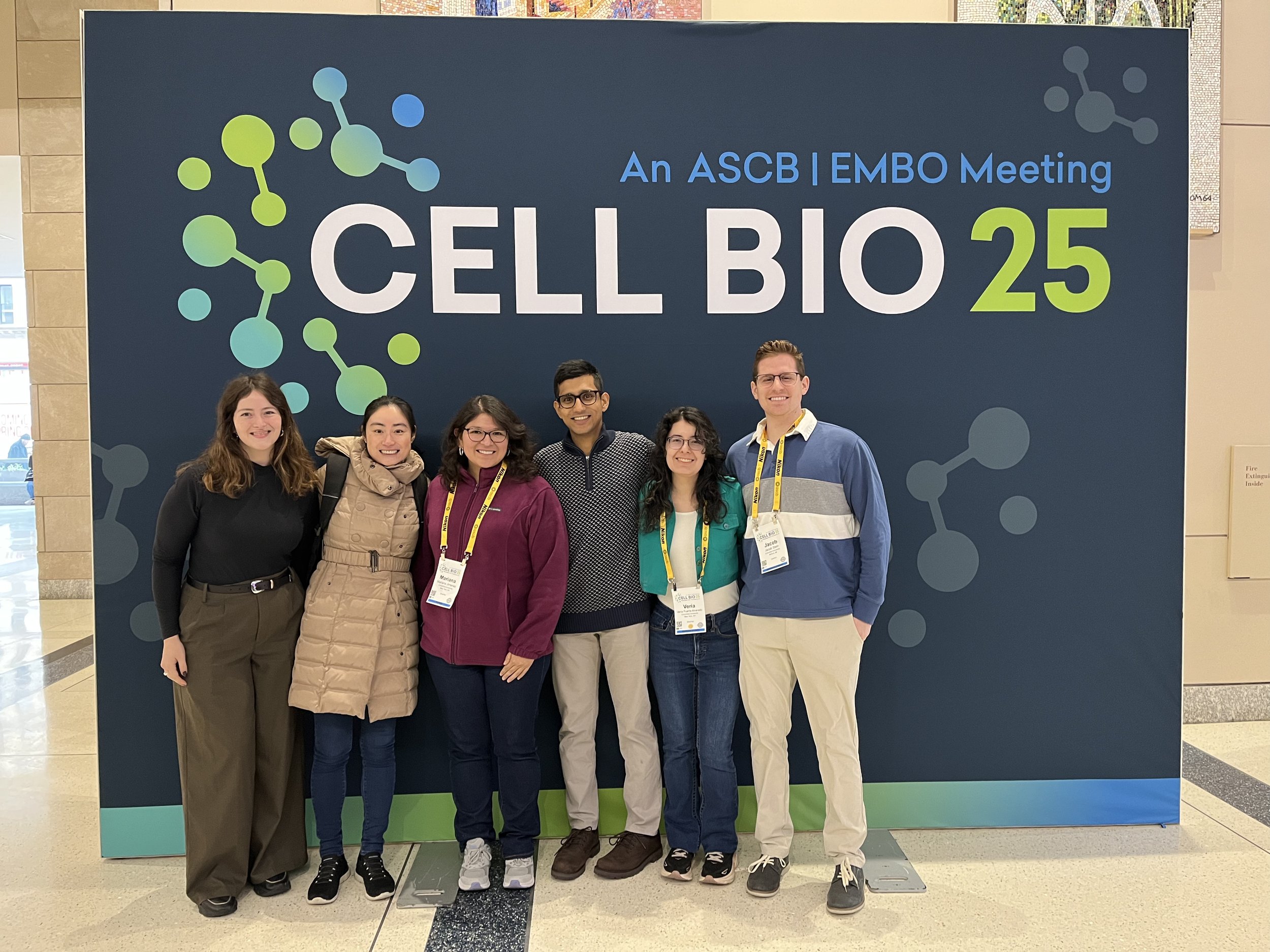 Liao lab attends 2025 ASCB!