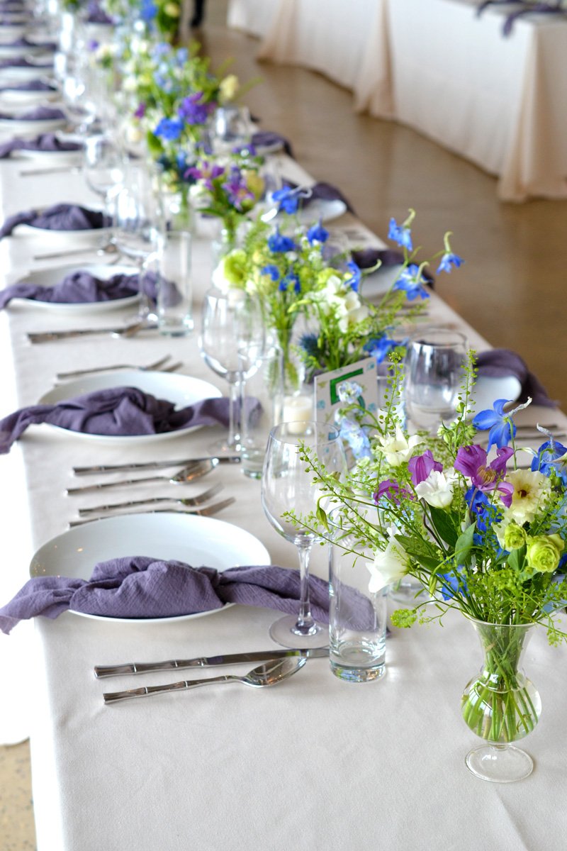 Bud-vases-centerpieces-Brooklyn-Grange