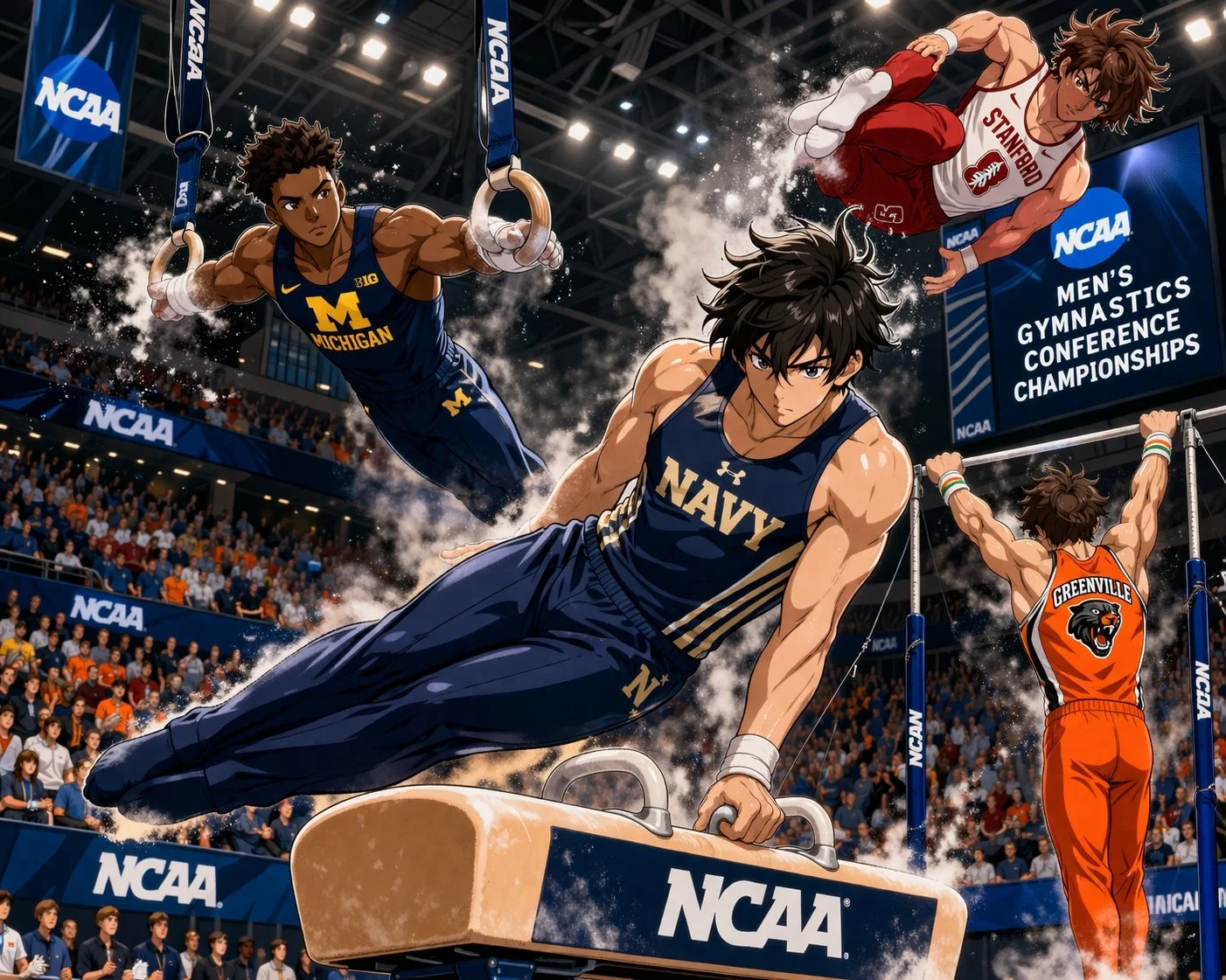 Men’s NCAA Gymnastics 2026 Conference Championships - The big Picture