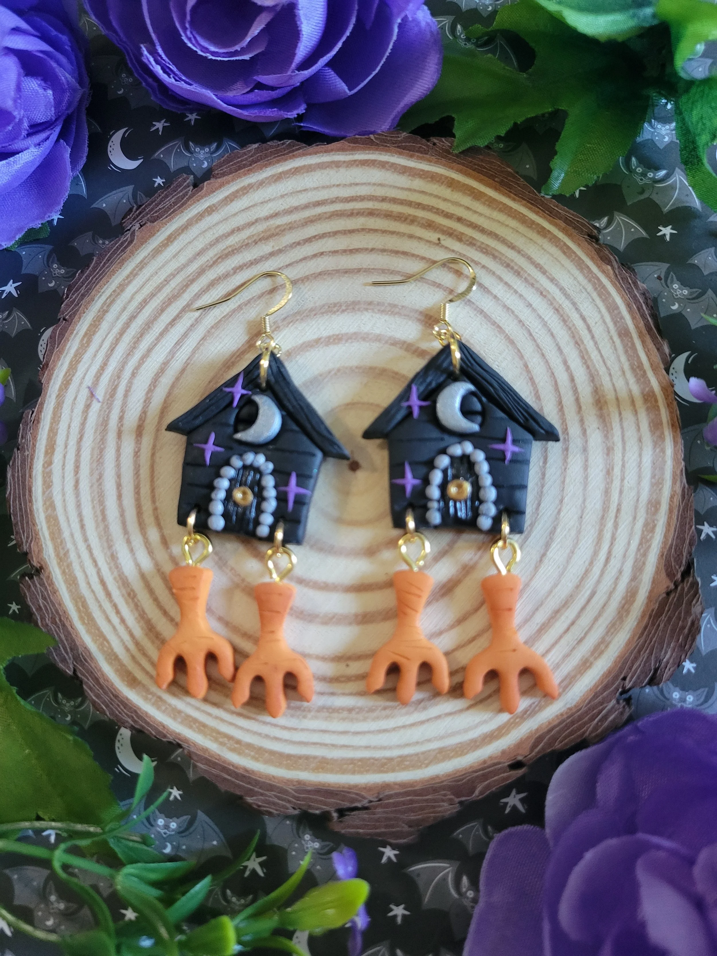 Black and Orange Witch Huts