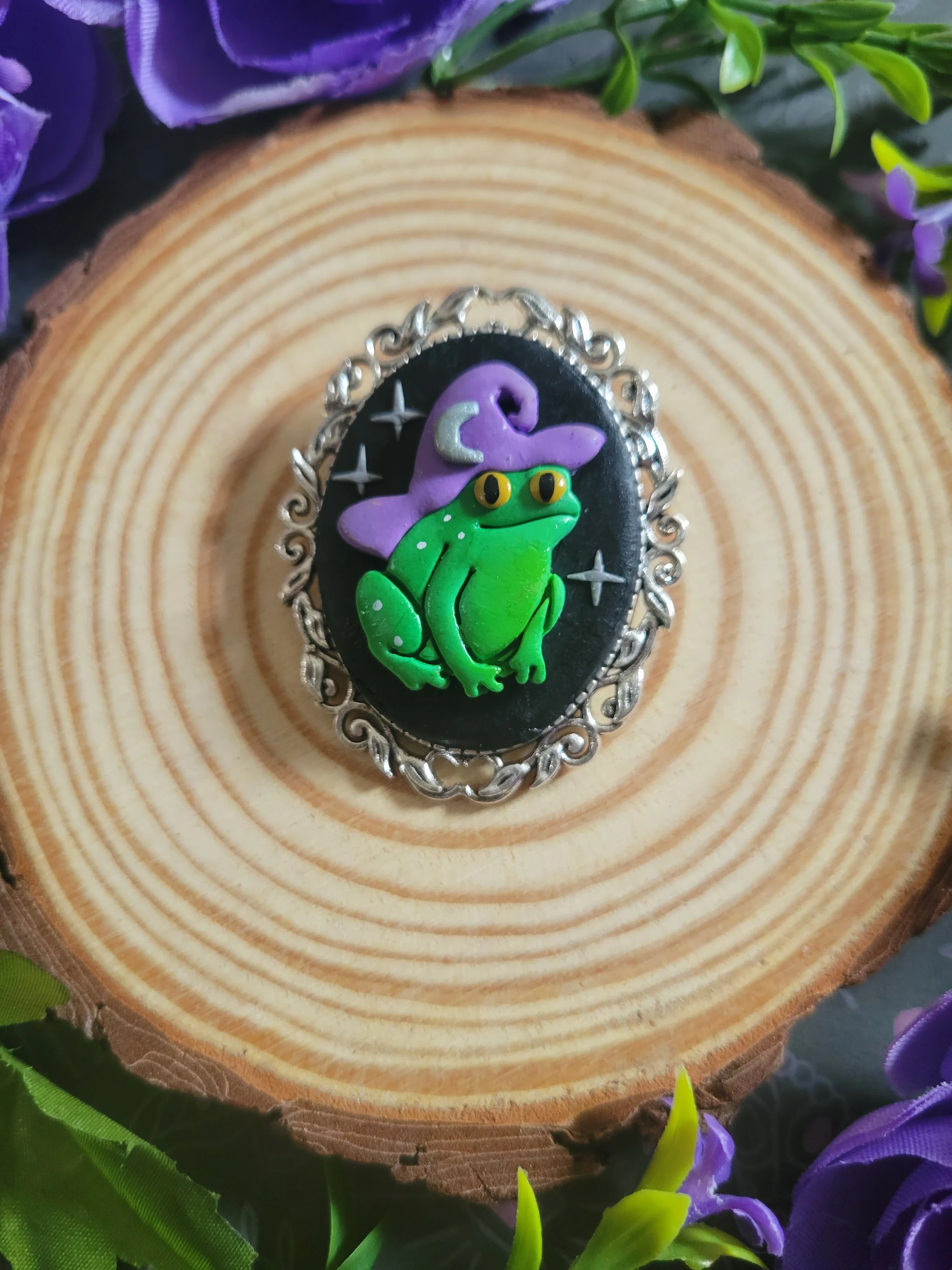 Enchanted Frog Brooch