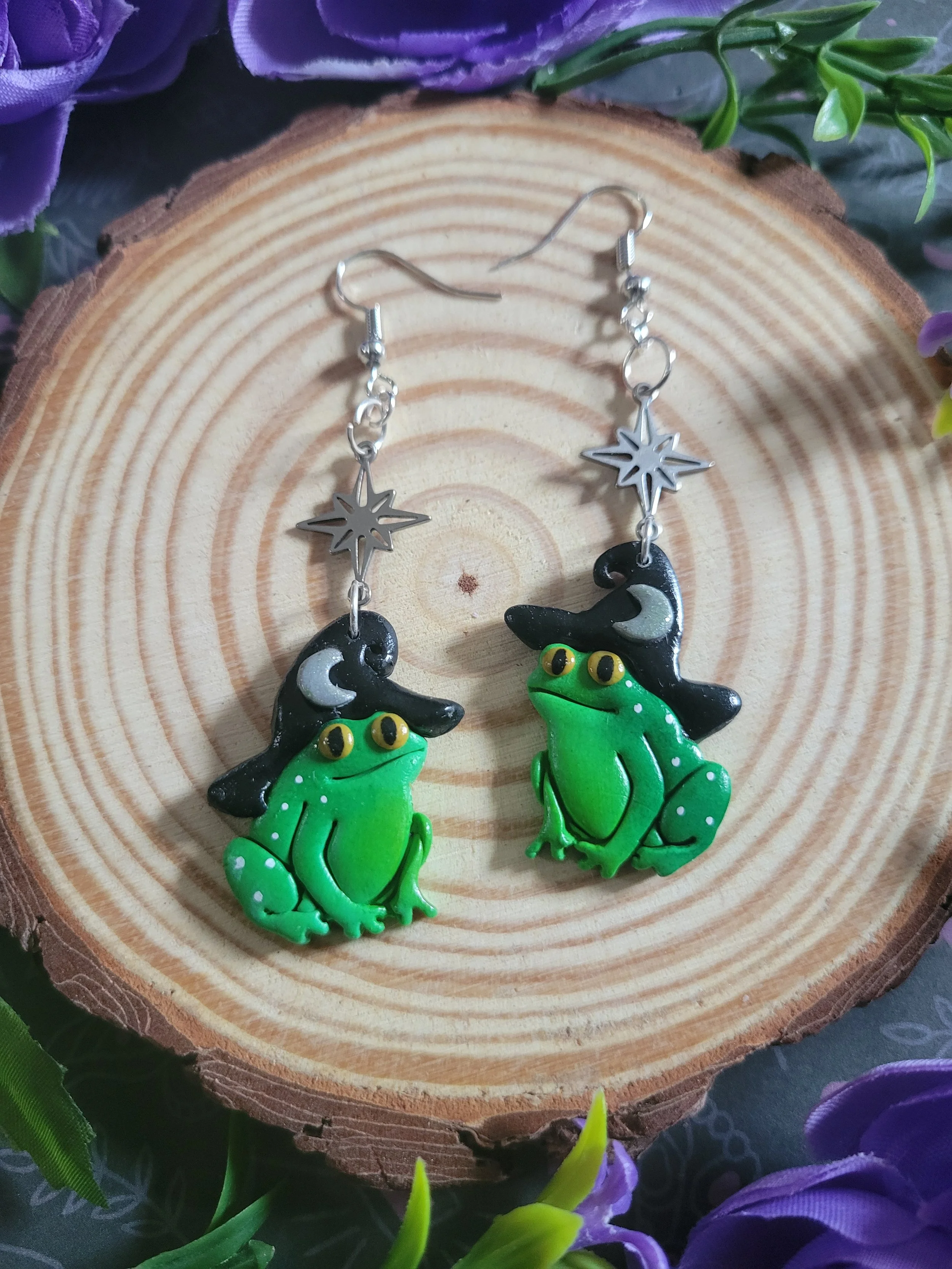 Enchanted Frog Earrings