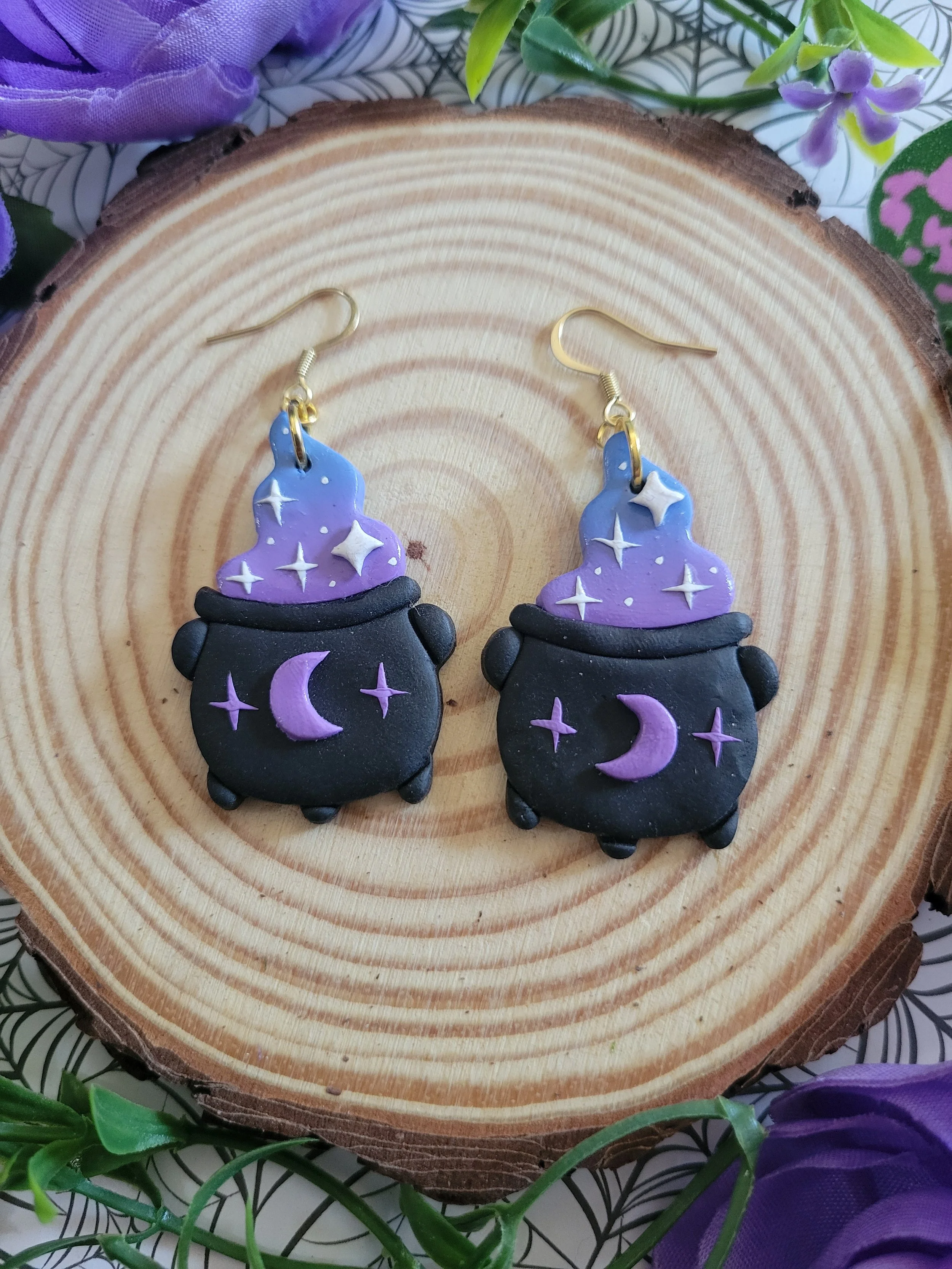 Luna Cauldron Earrings