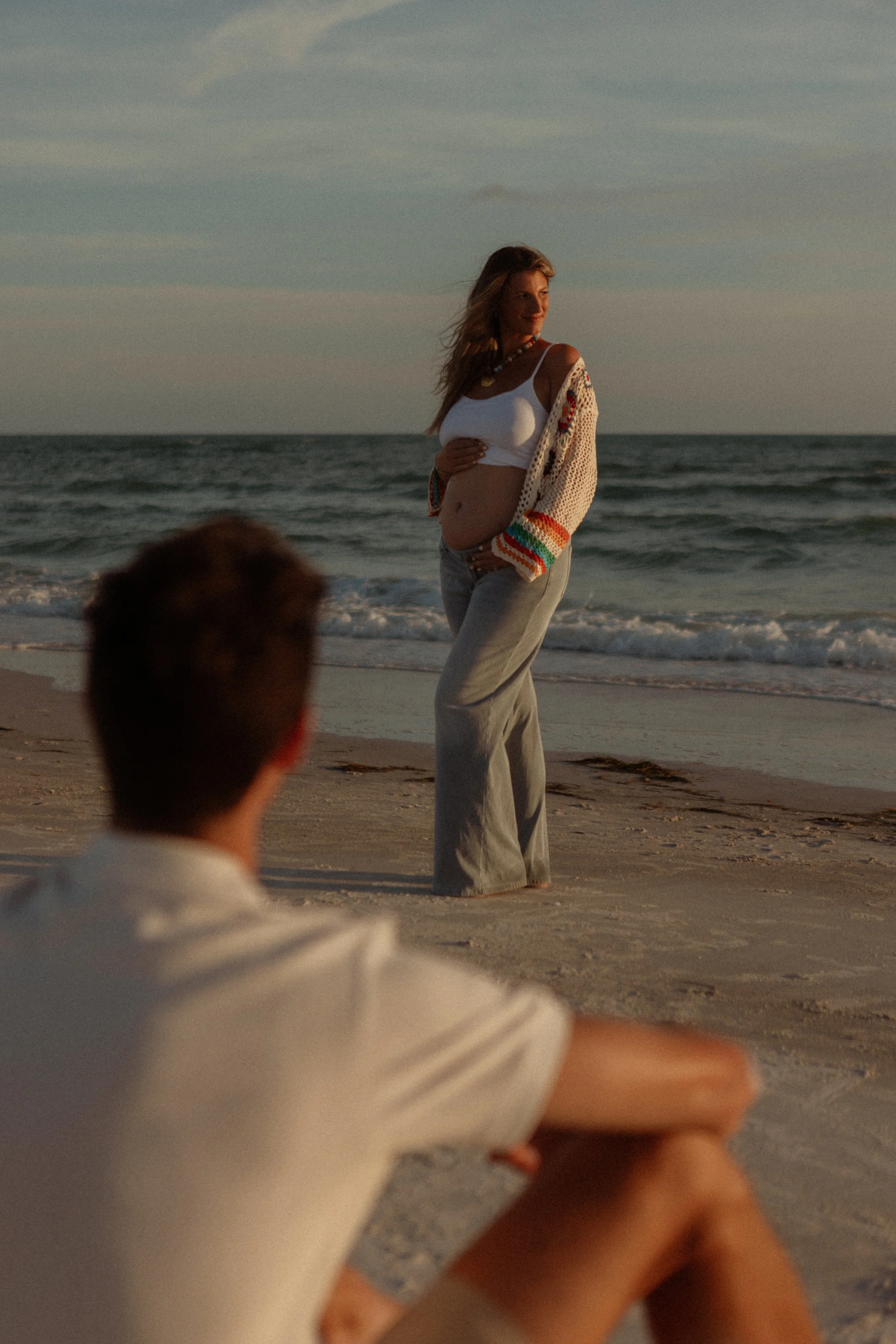 maternity couples boudoir photography