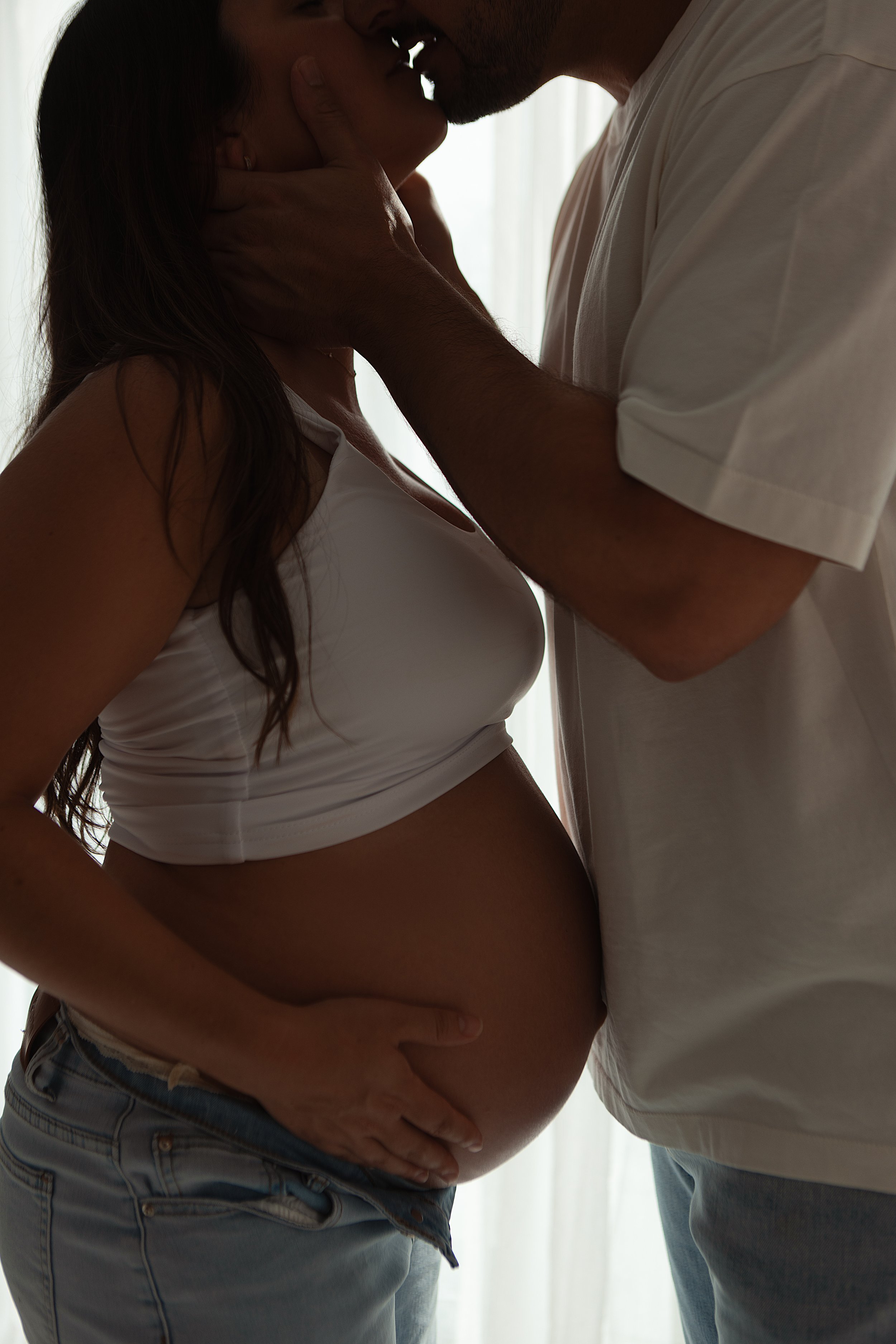 couples maternity boudoir Sarasota