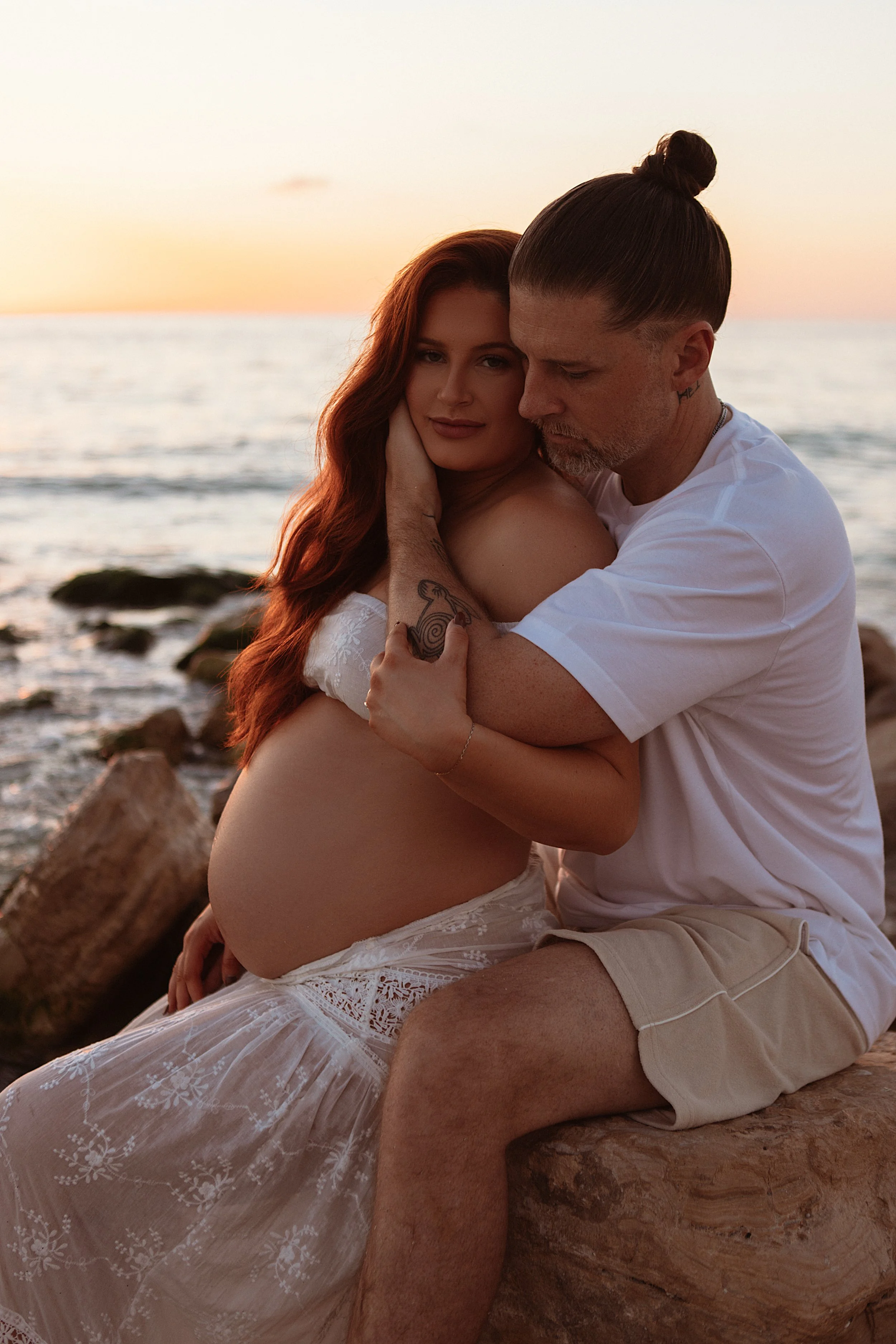 couples pregnancy boudoir photos Sarasota FL